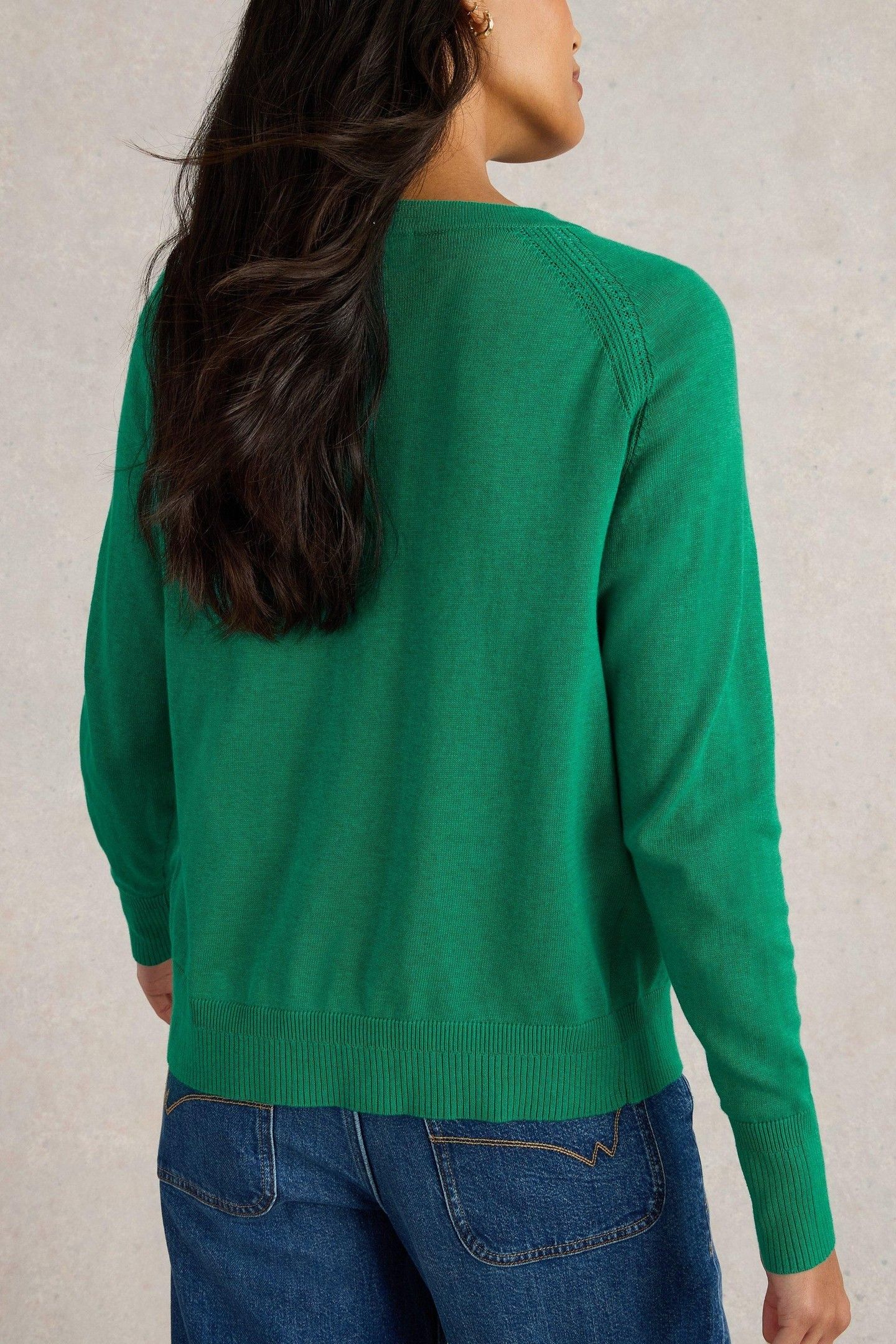 LULU CARDI BRIGHT GREEN 2