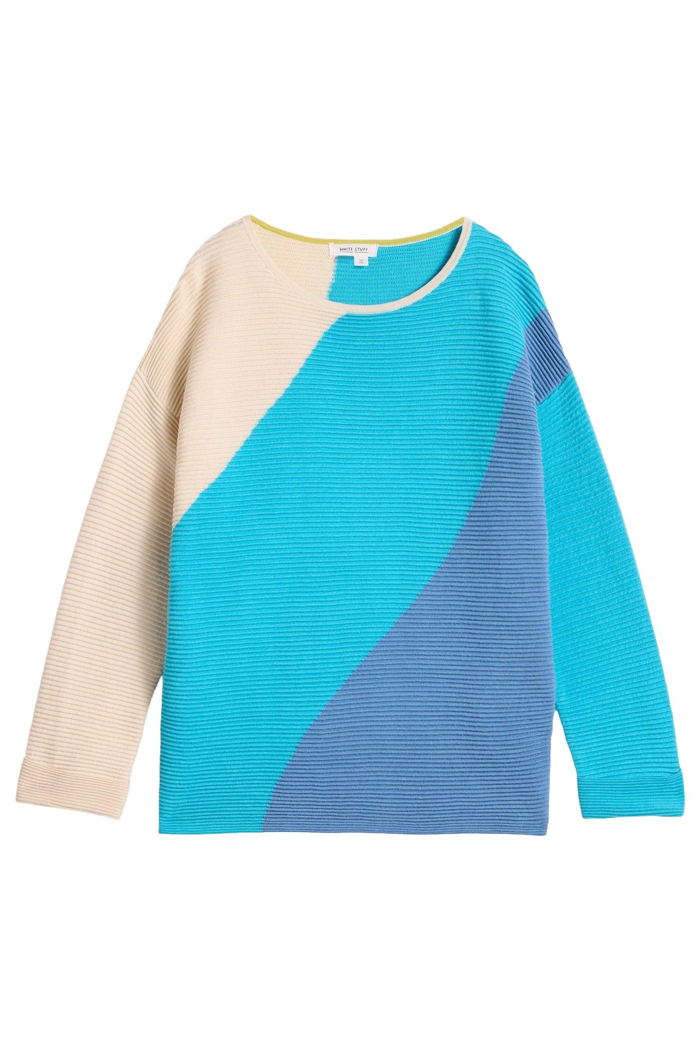 JANA ABSTRACT JUMPER BRIGHT BLUE 3