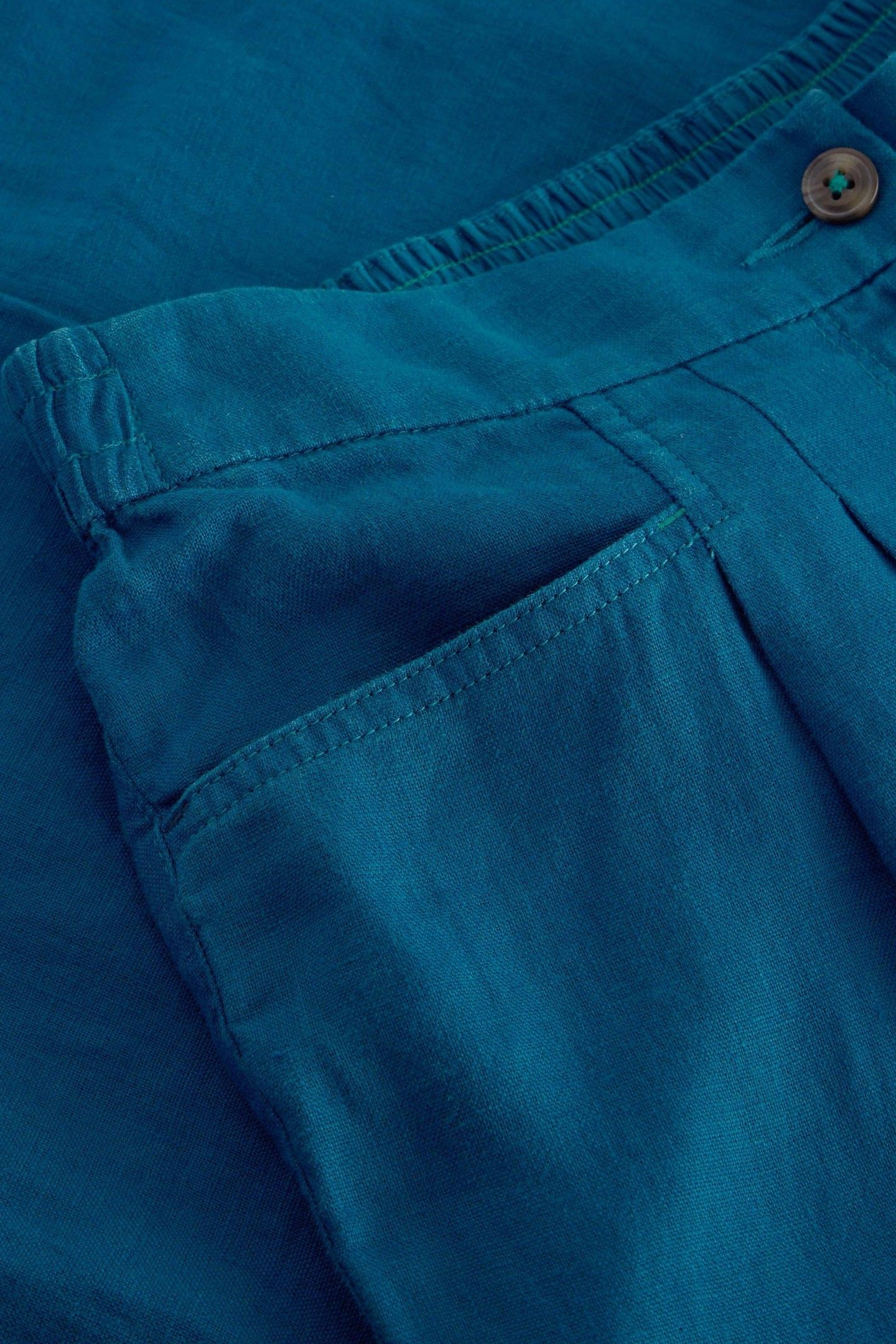 ROWENA LINEN TROUSER BRIGHT BLUE 5