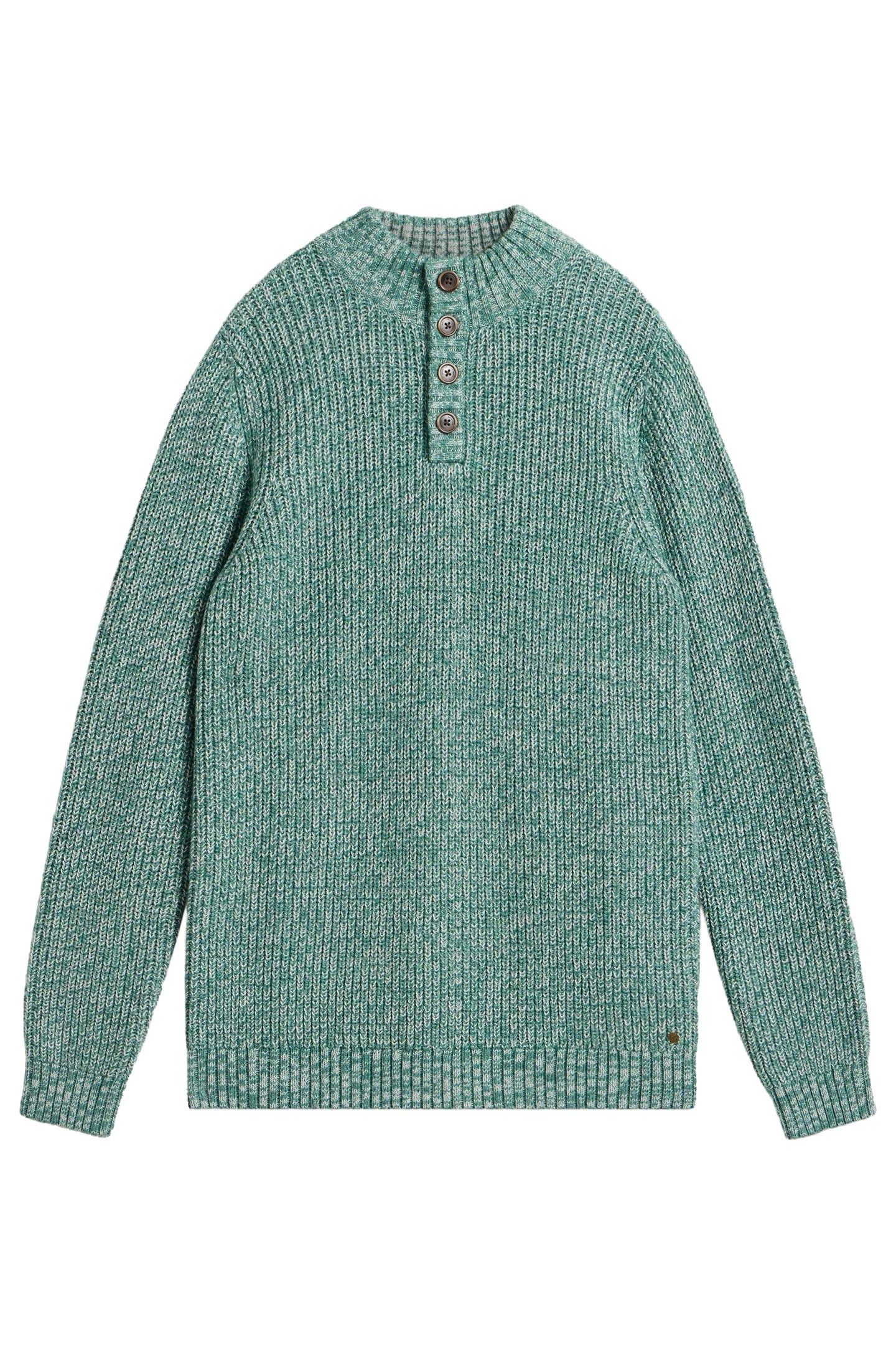 RYE TWISTED BUTTON NECK GREEN MULTI 3