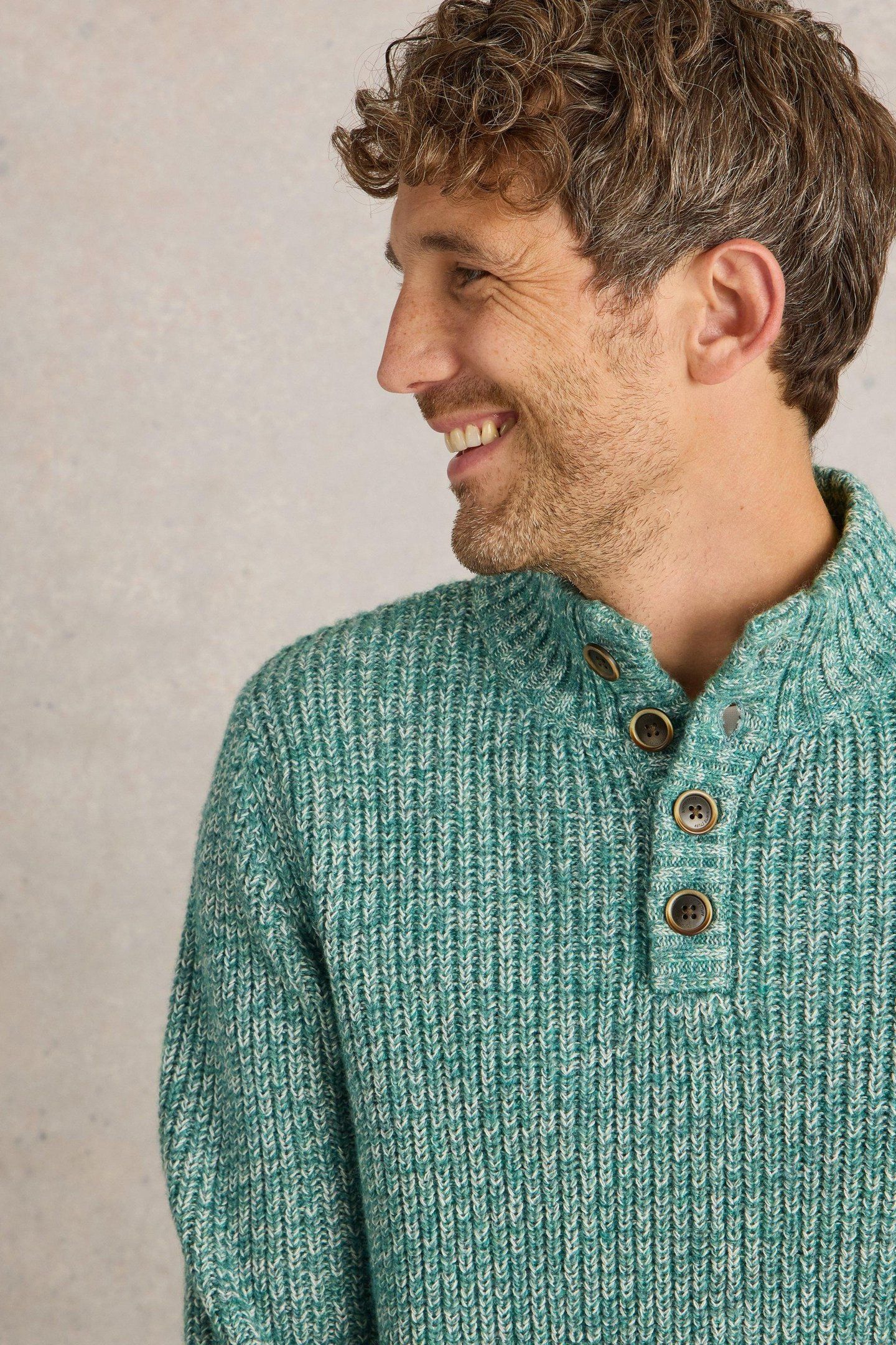 RYE TWISTED BUTTON NECK GREEN MULTI 5