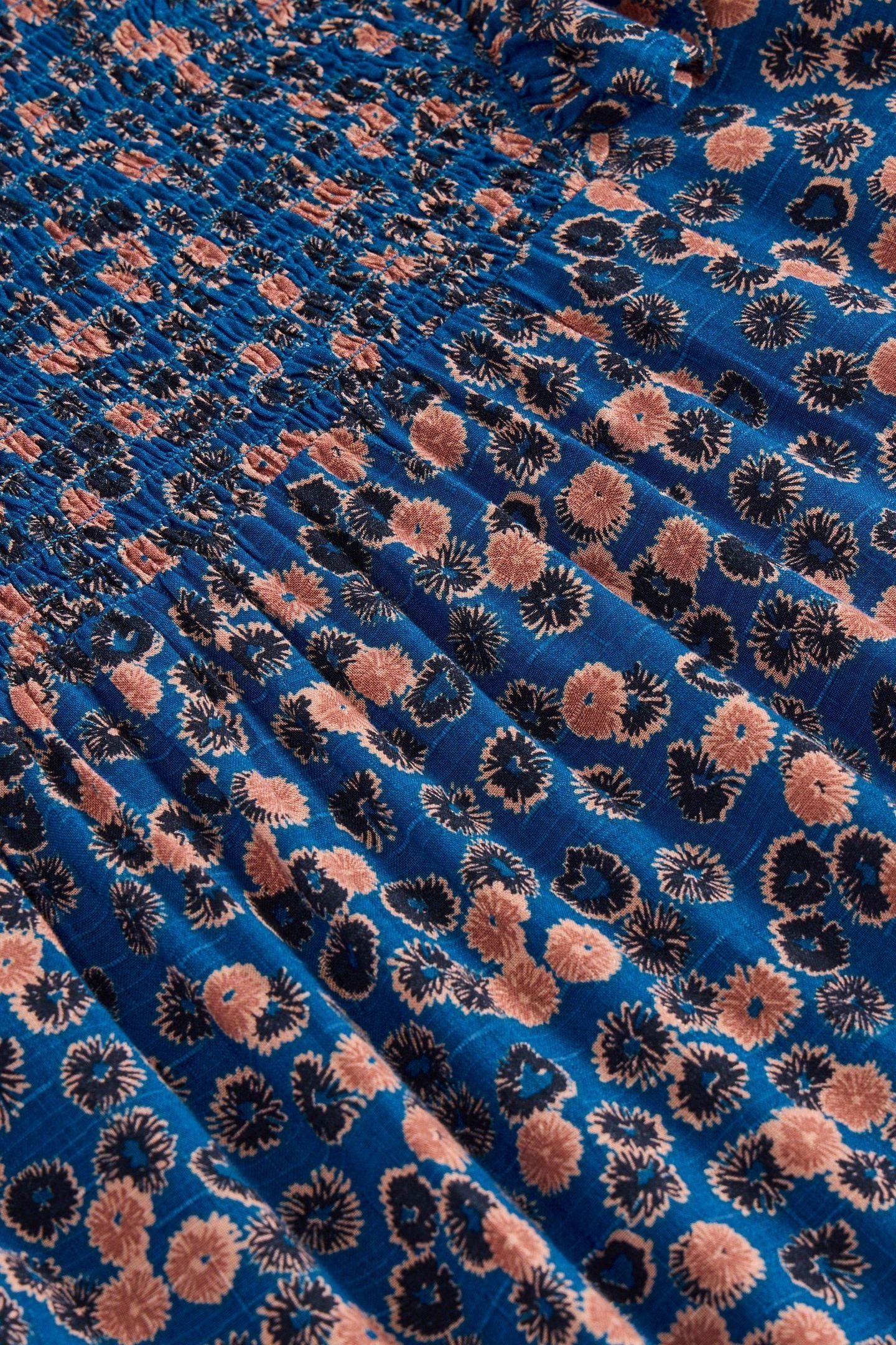 SYLVIE DRESS BLUE MULTI 4