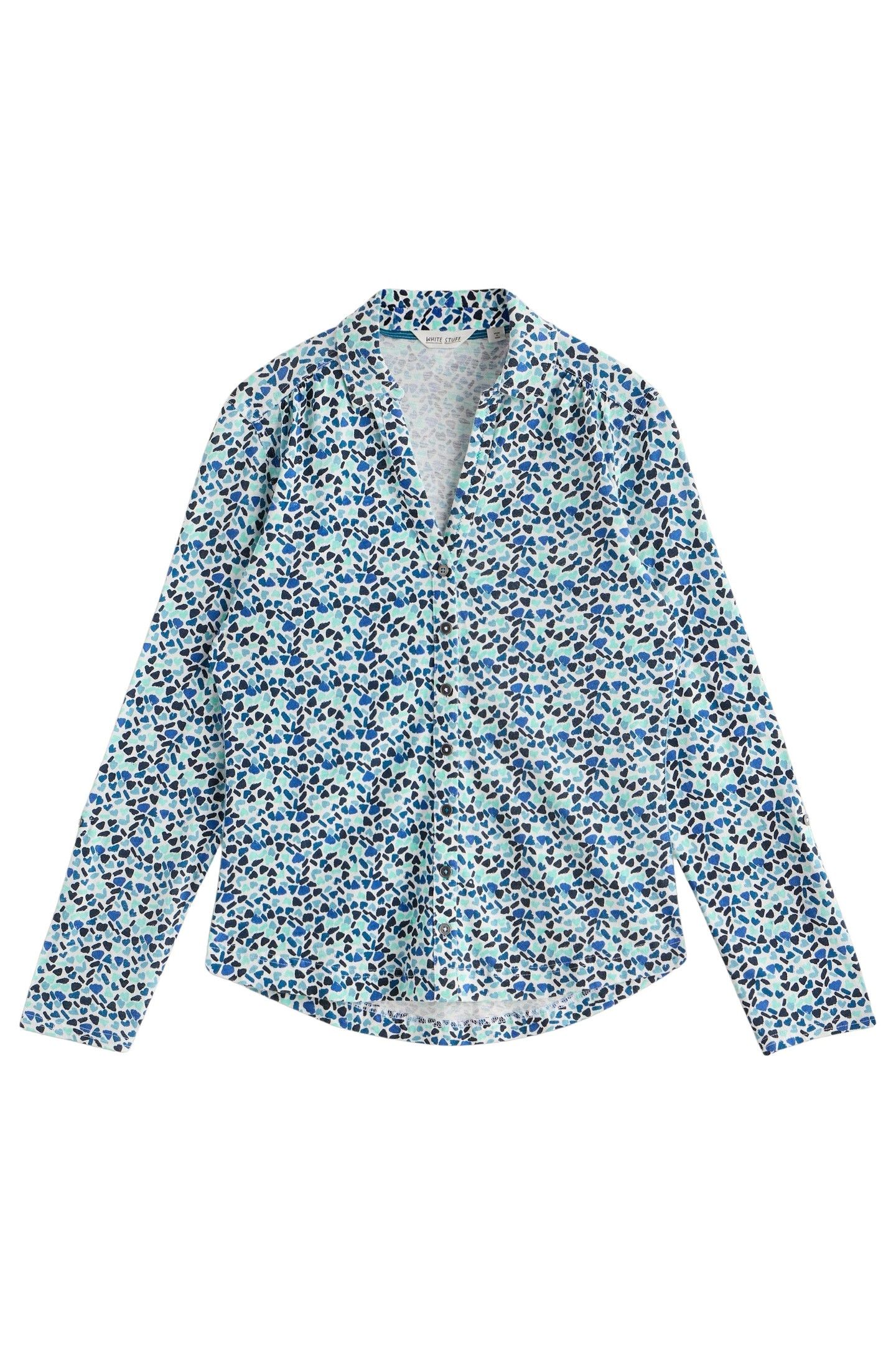 ANNIE JERSEY SHIRT BLUE MULTI 4