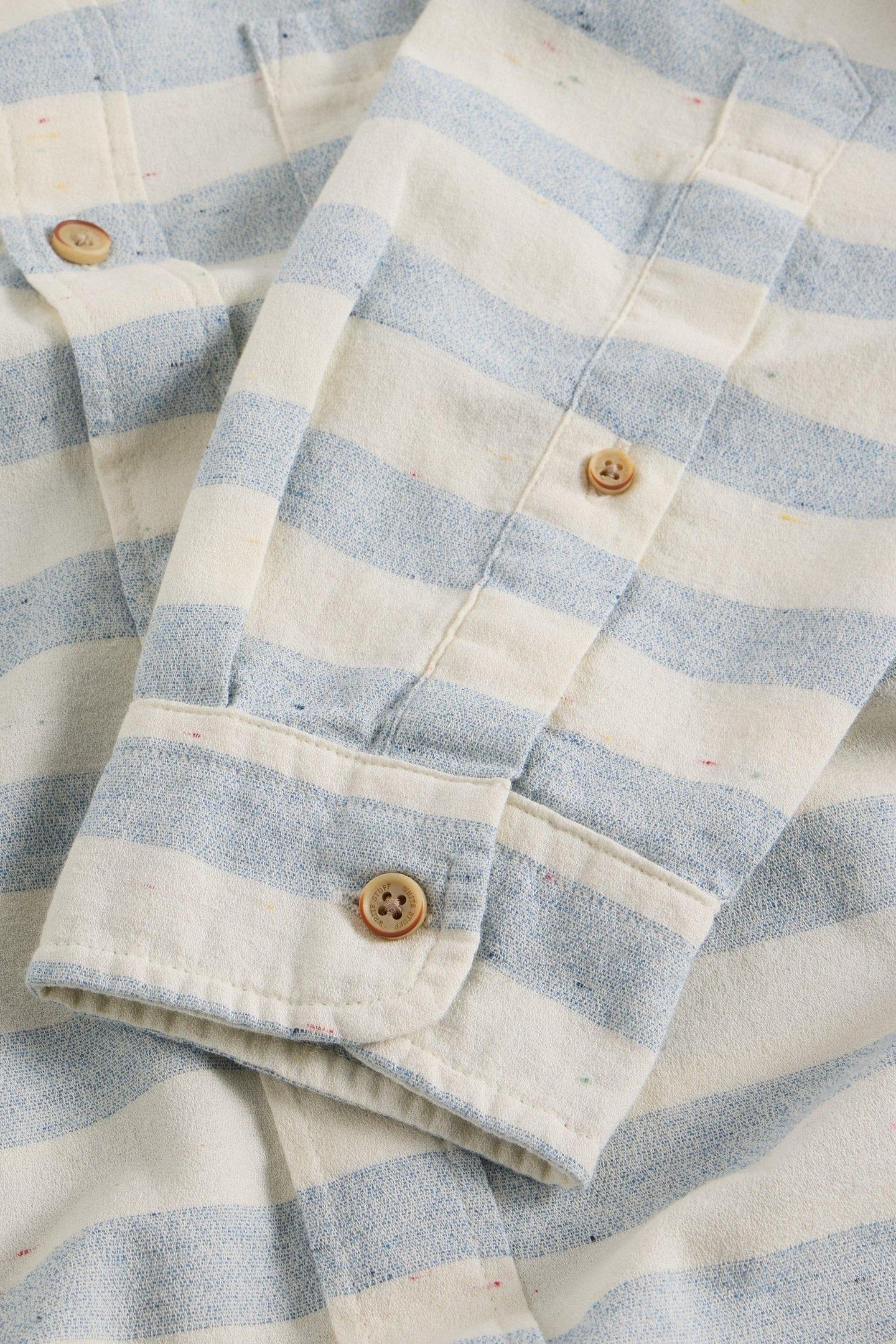 NEPPY STRIPE LS SHIRT WHITE MULTI 6
