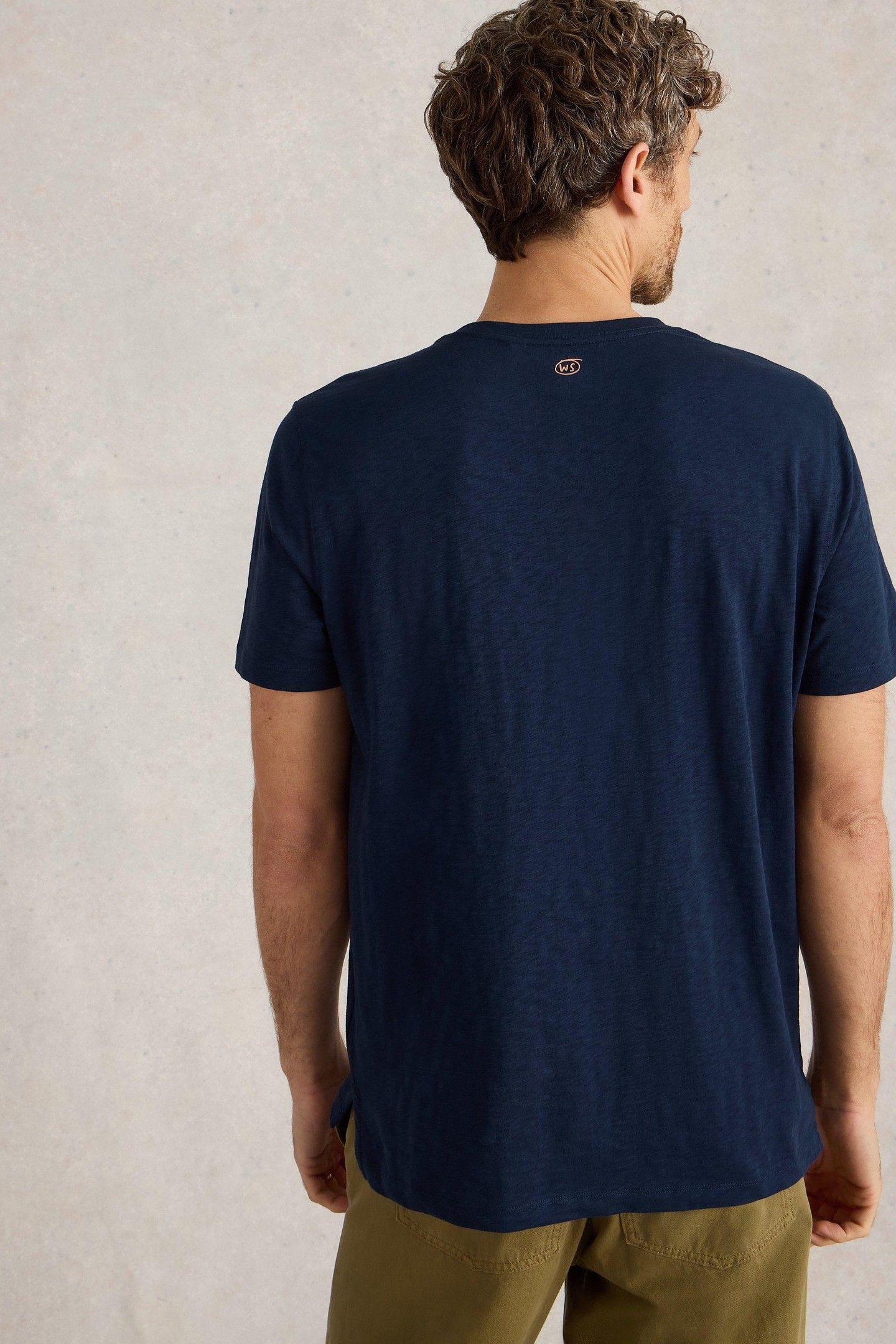 KOI FISH GRAPHIC TEE NAVY PRINT 4
