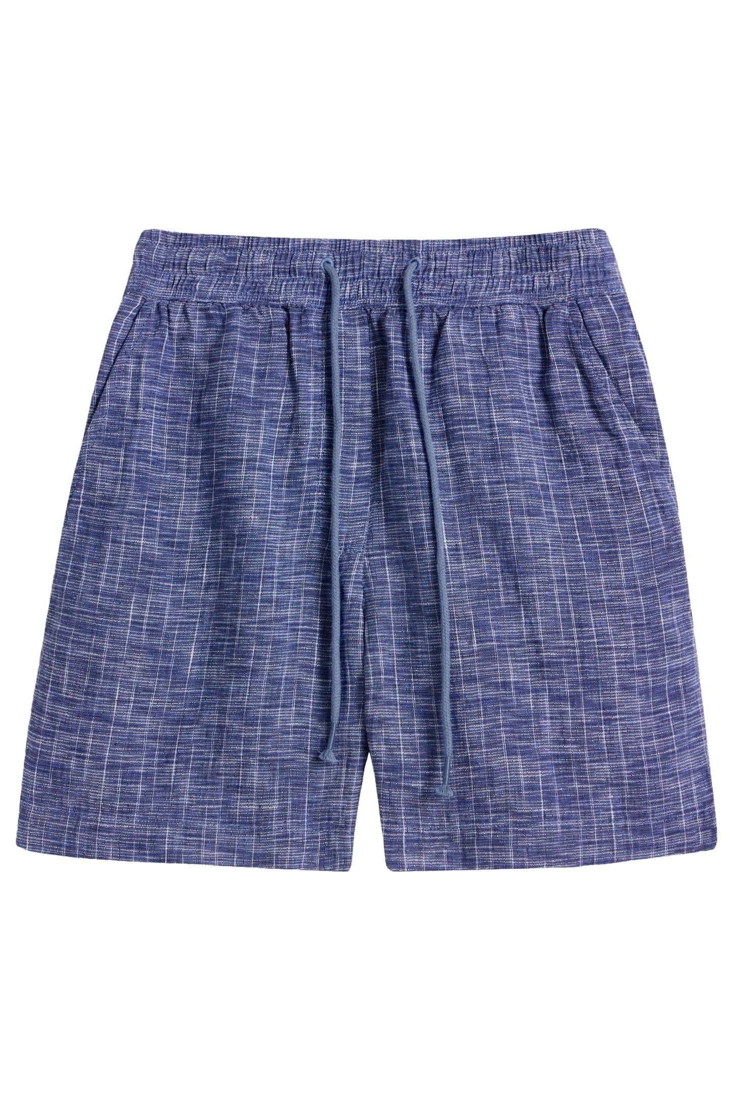 BELLE LINEN SHORT BLUE MULTI 5