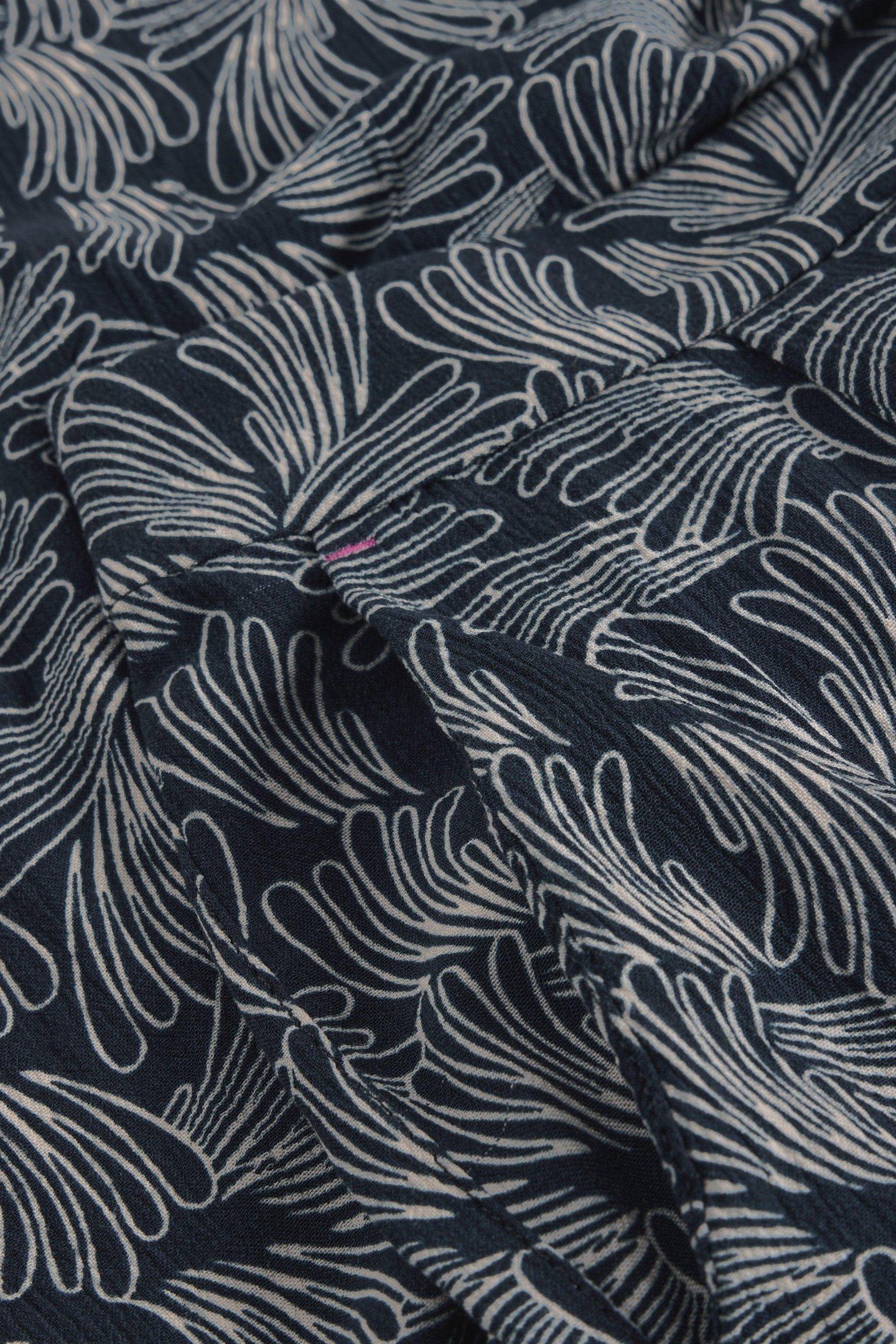 LISETTE CRINKLE CULOTTE NAVY PRINT 5