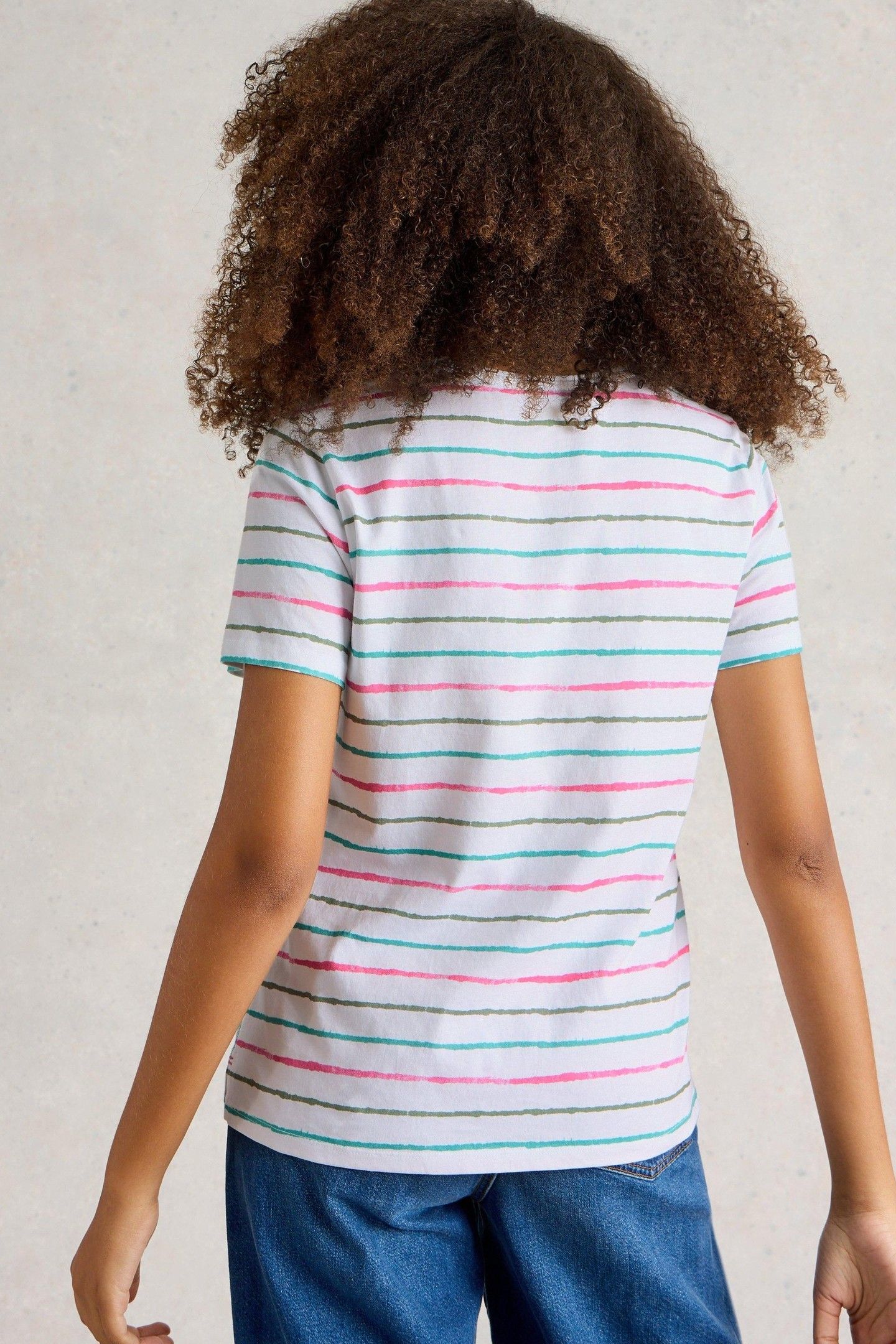 ABBIE TEE WHITE MULTI 2