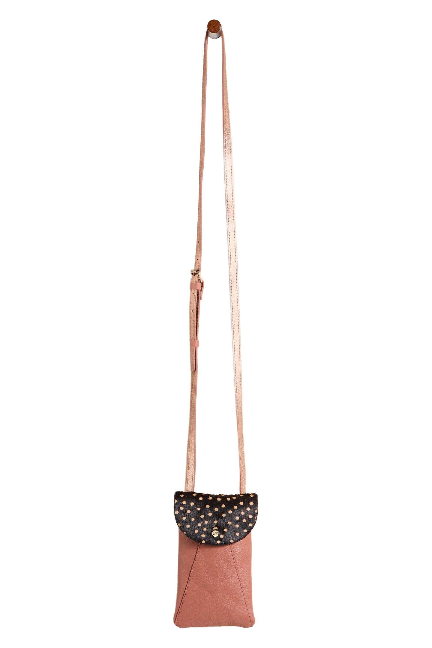 COCO LEATHER PHONE BAG PINK MULTI 2