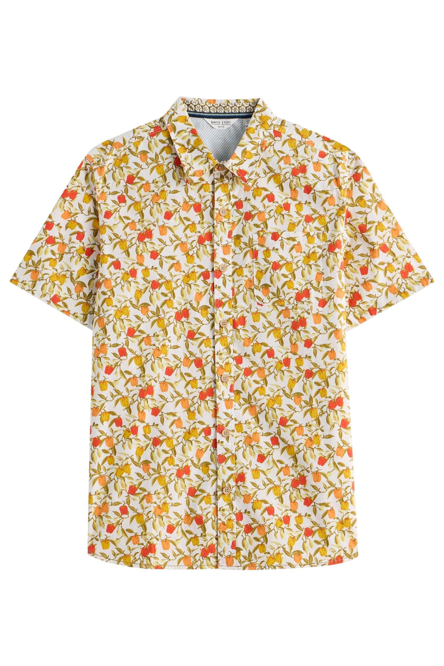 SALCOMBE PEPPERS PRINTED SHIRT WHITE PRINT 4