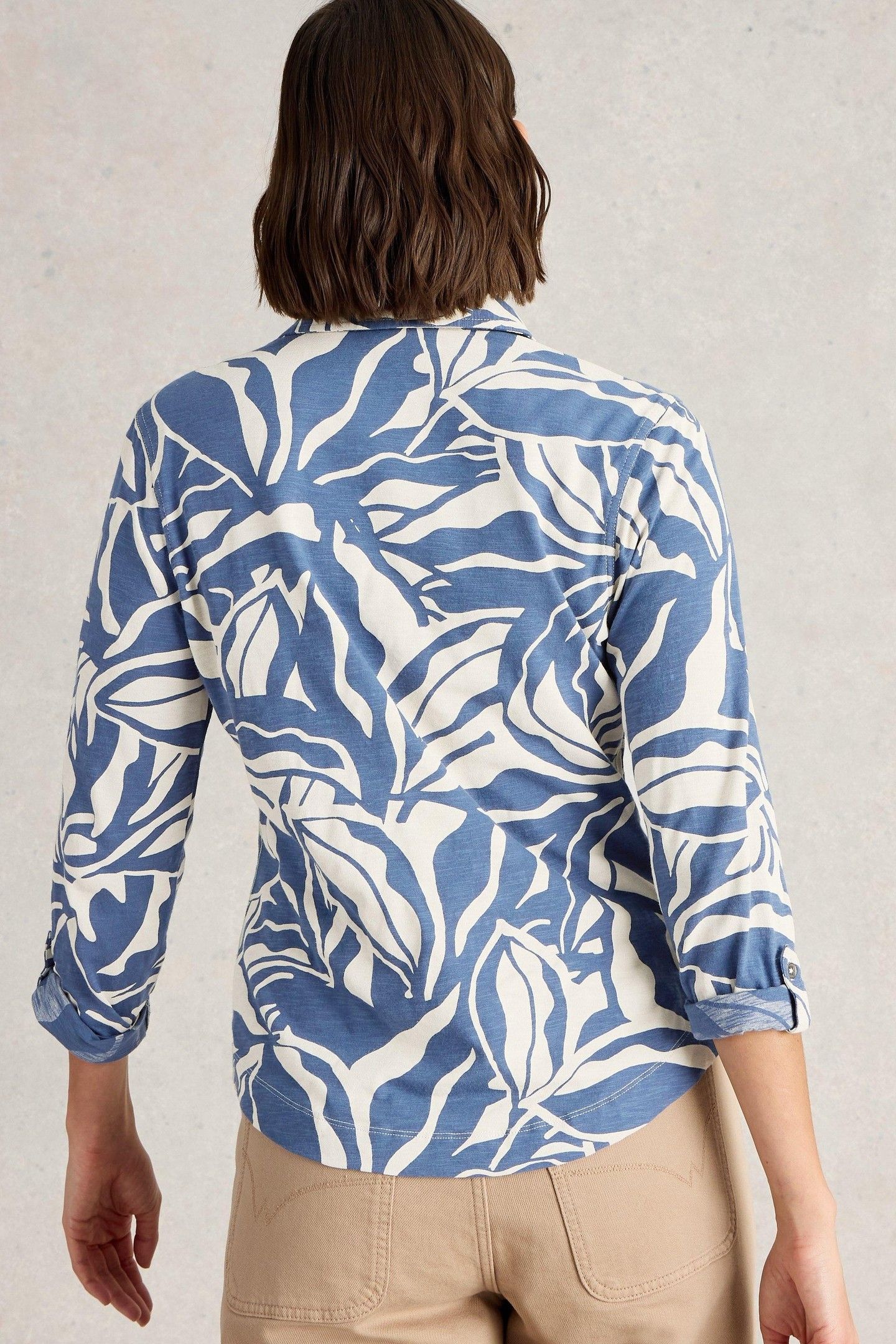 ANNIE JERSEY SHIRT NAVY MULTI 3