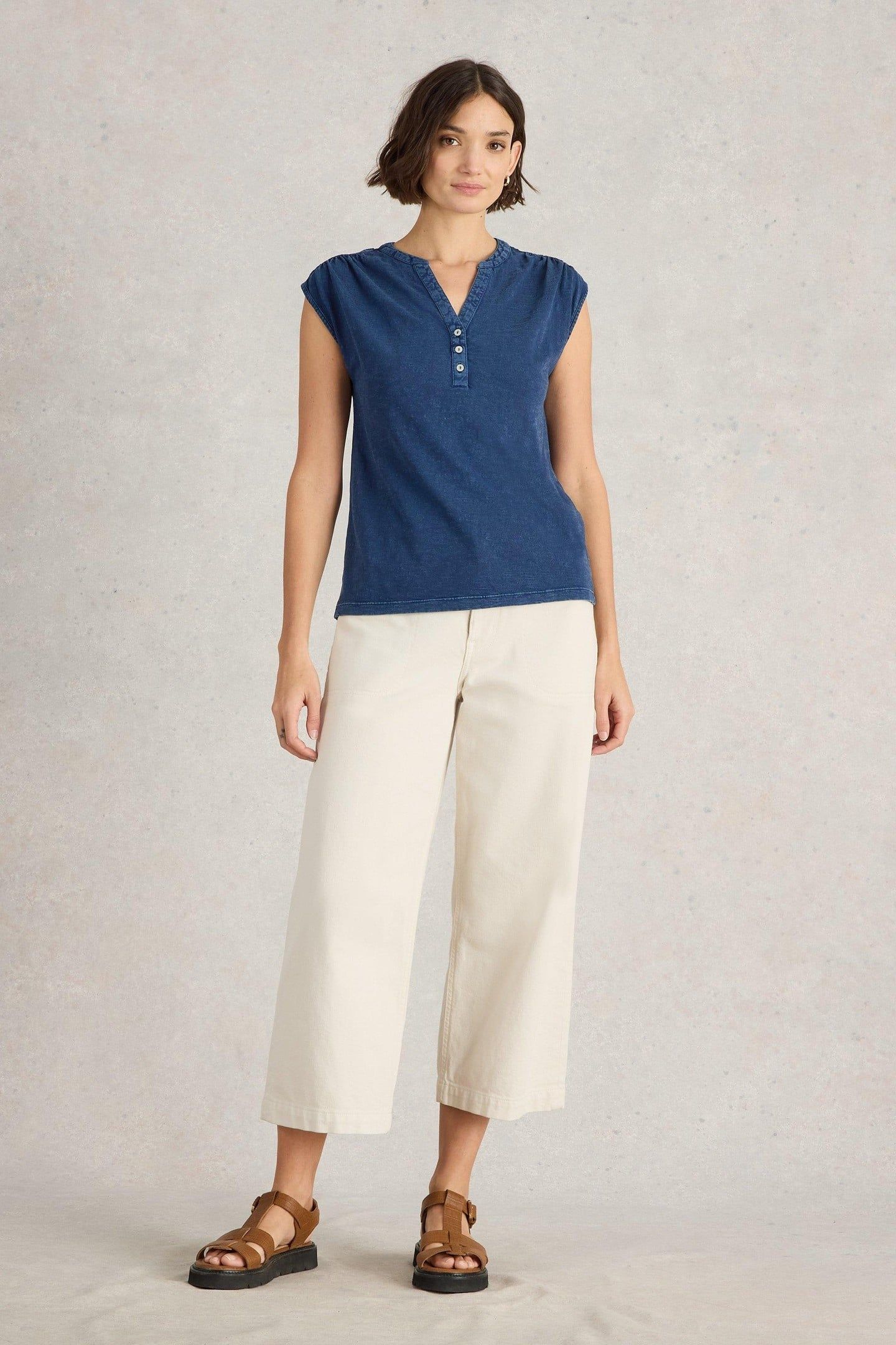 DINA TANK INDIGO BLUE 1