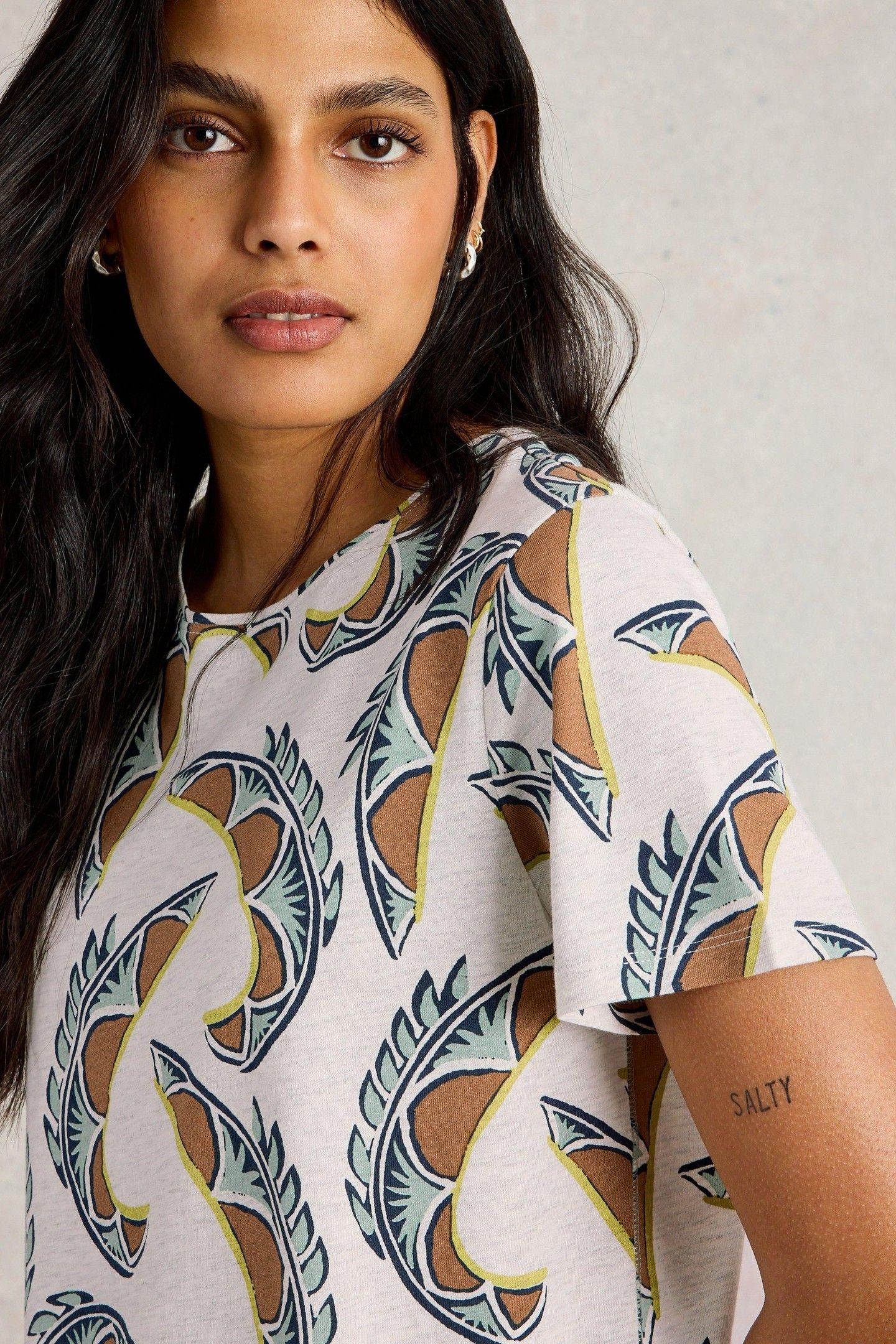 ABBIE TEE NATURAL PRINT 6