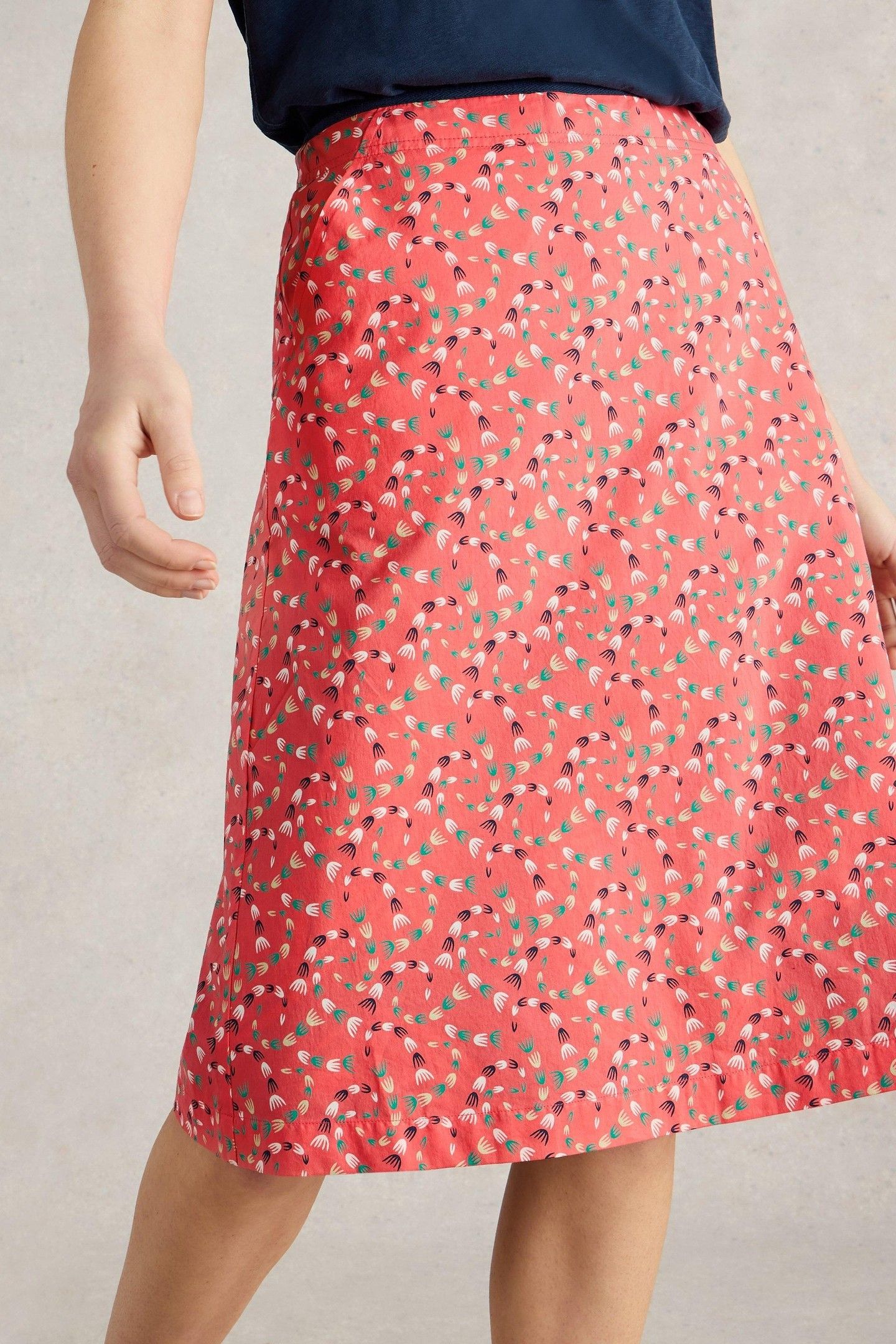 NELL REVERSIBLE SKIRT CORAL MULTI 5