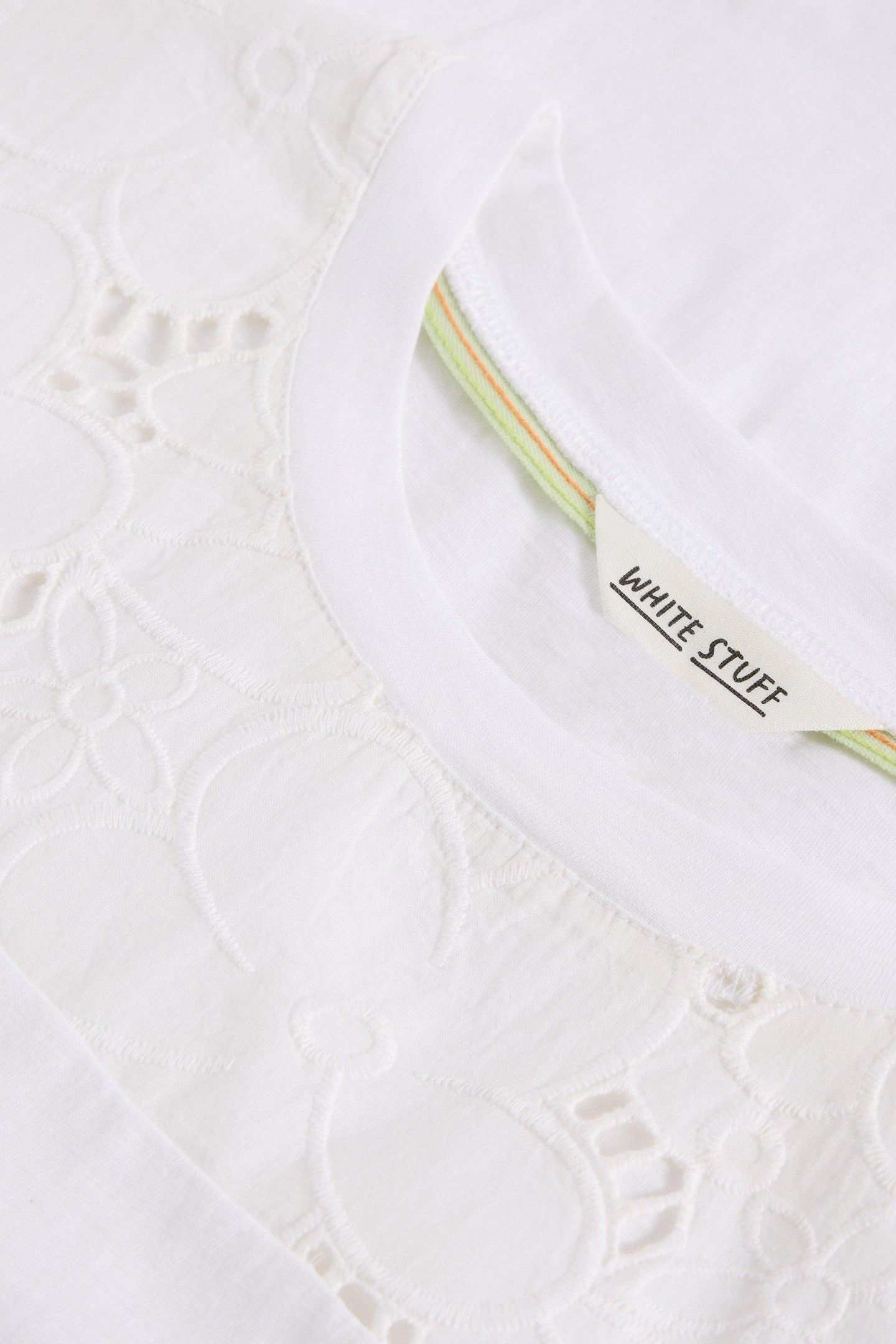 THEA BRODERIE TEE BRILLIANT WHITE 5