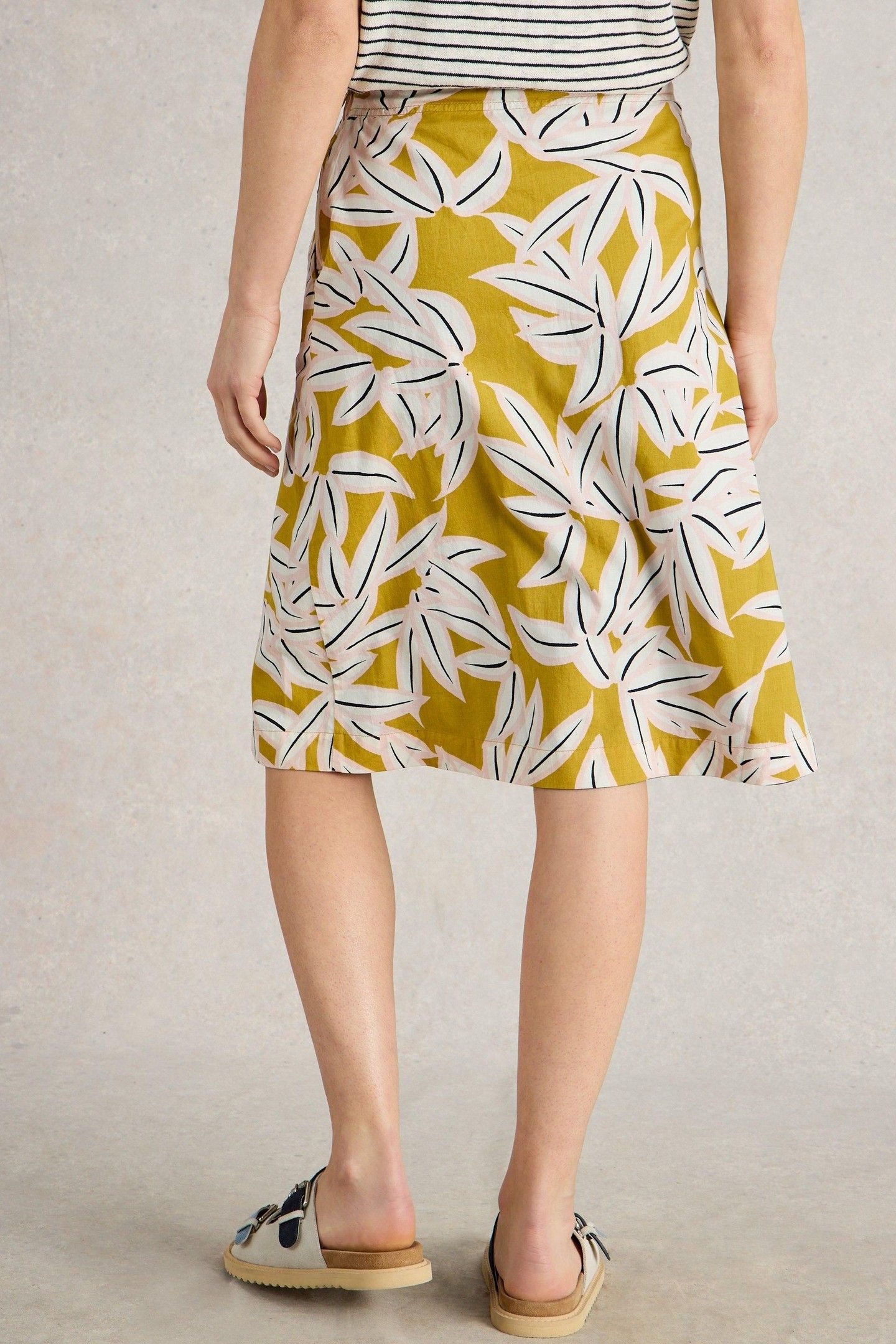 NELL REVERSIBLE SKIRT YELLOW MULTI 3