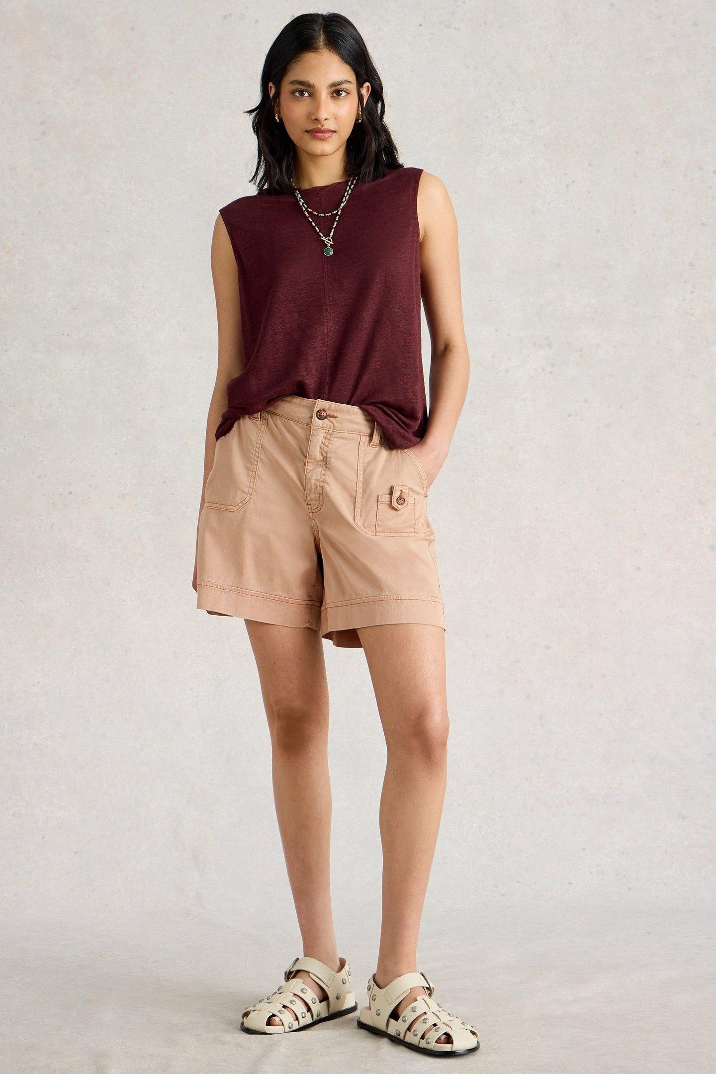 MOLLIE COMBAT SHORT LIGHT TAN 2