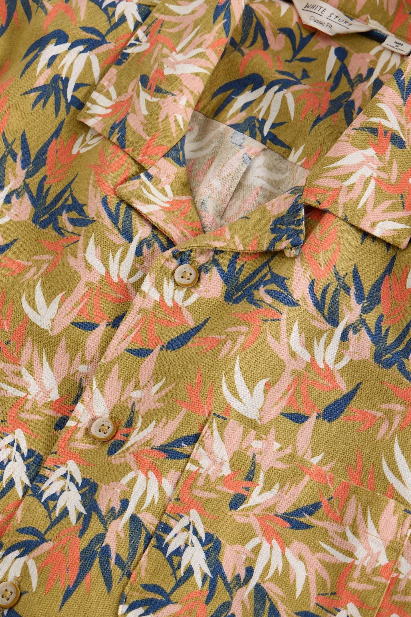 HAYLE FLORAL PRINTED SHIRT GREEN PRINT 4
