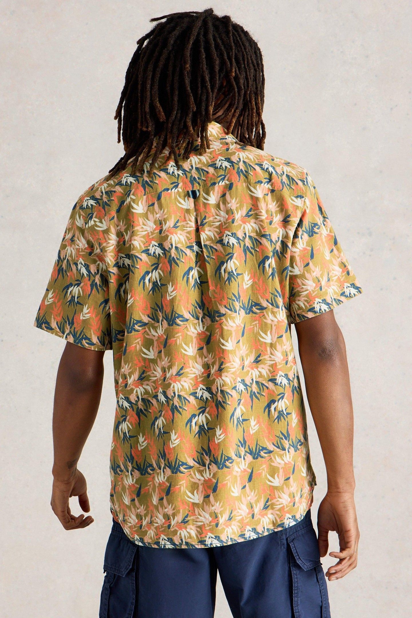 HAYLE FLORAL PRINTED SHIRT GREEN PRINT 2
