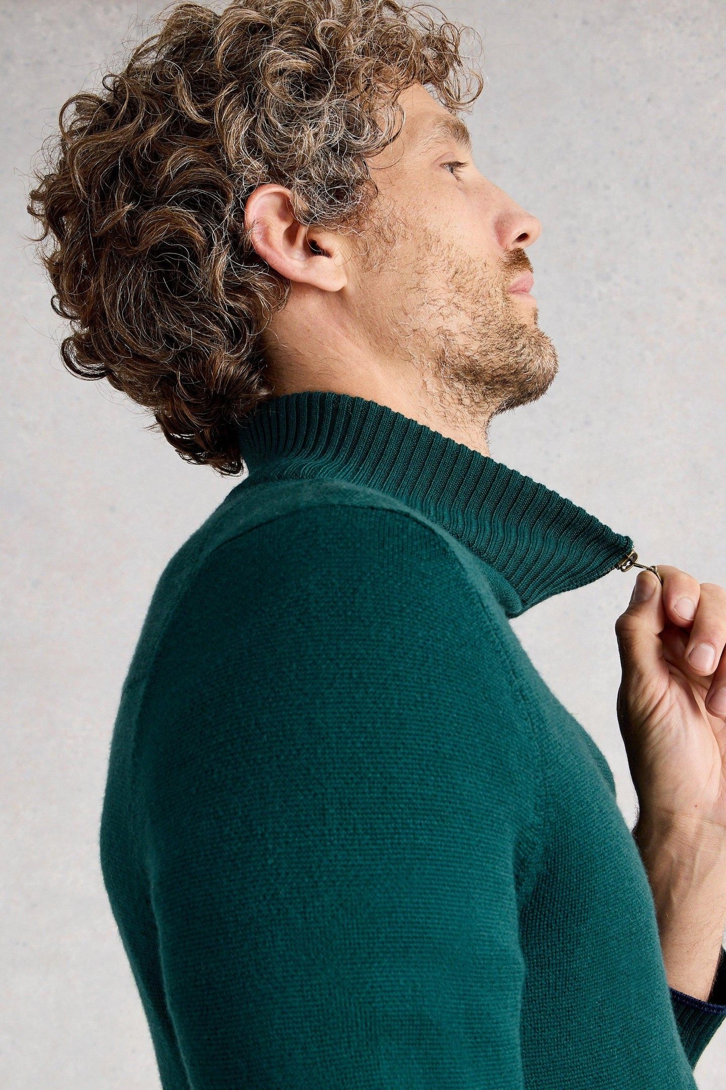 NEWPORT MERINO FUNNEL EMERALD GREEN 6