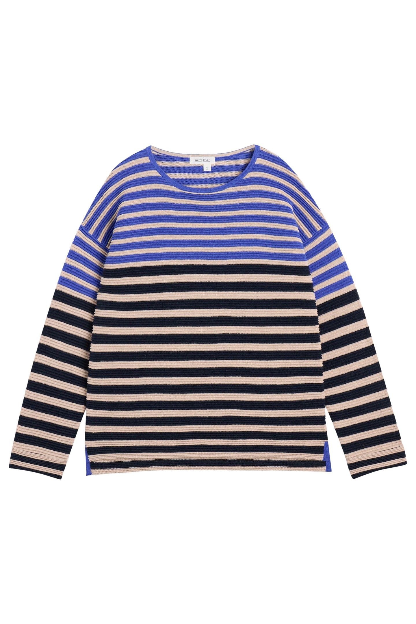 JANA STRIPE JUMPER BLUE MULTI 4