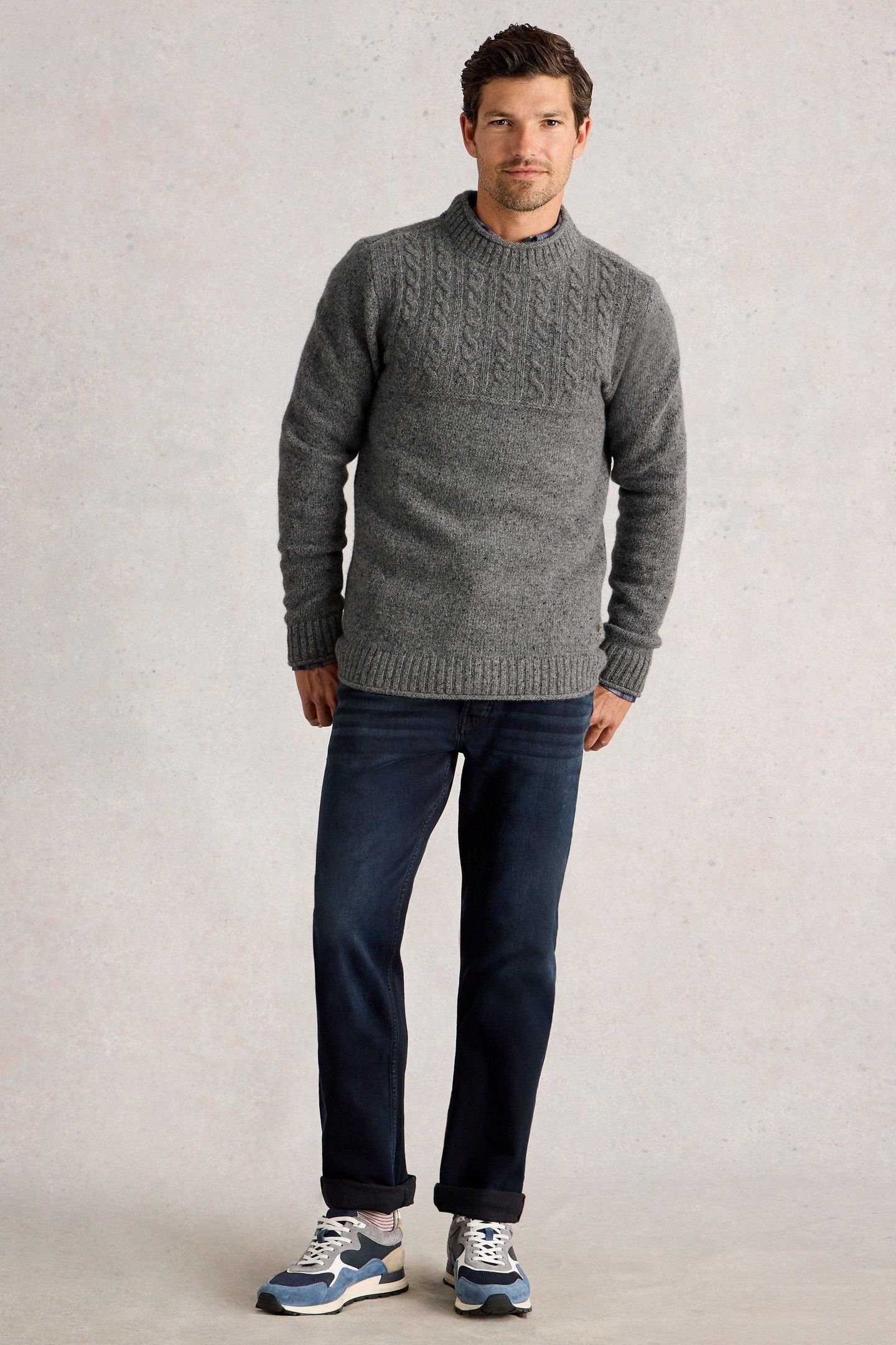 BERKLEY CREW NECK DARK GREY 2