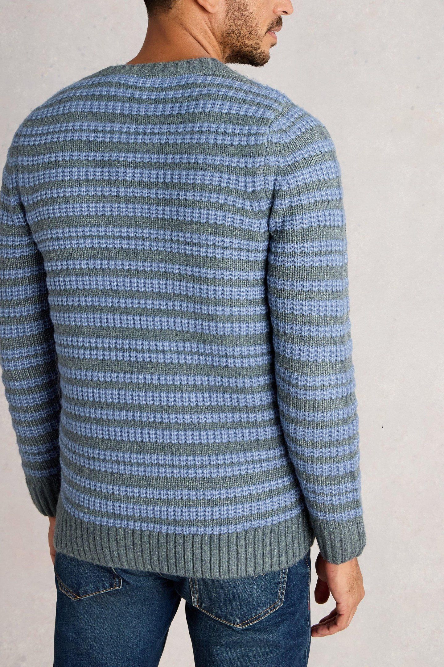 STRIPE CREW NECK BLUE MULTI 3