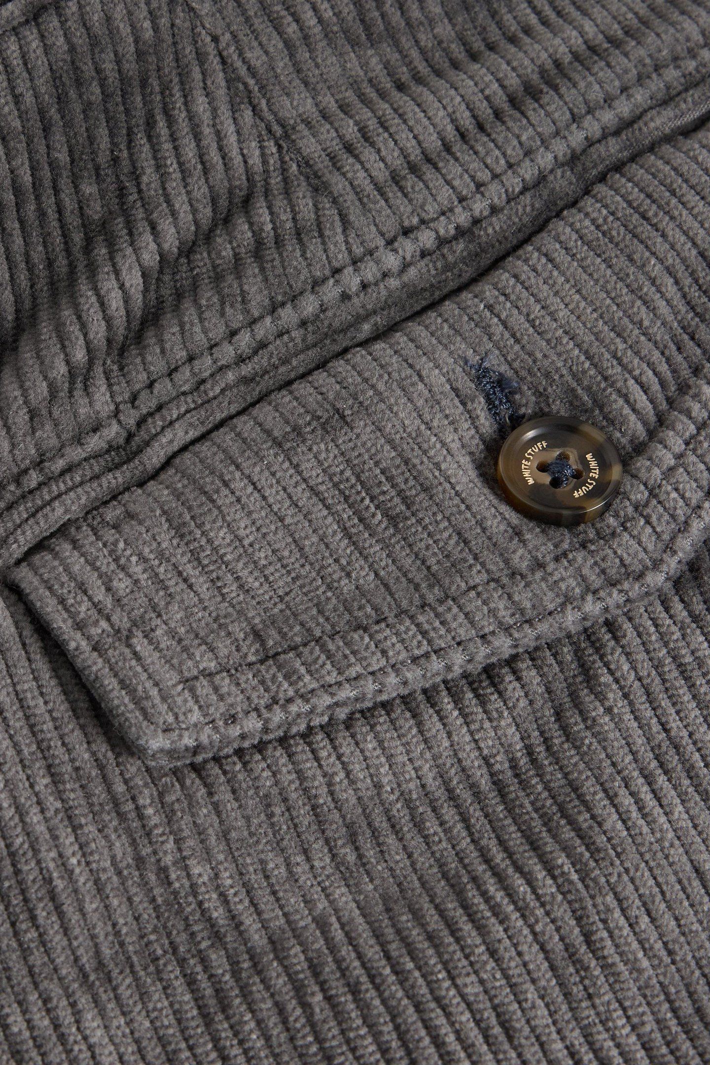KIMBER CORD TROUSER DARK GREY 4