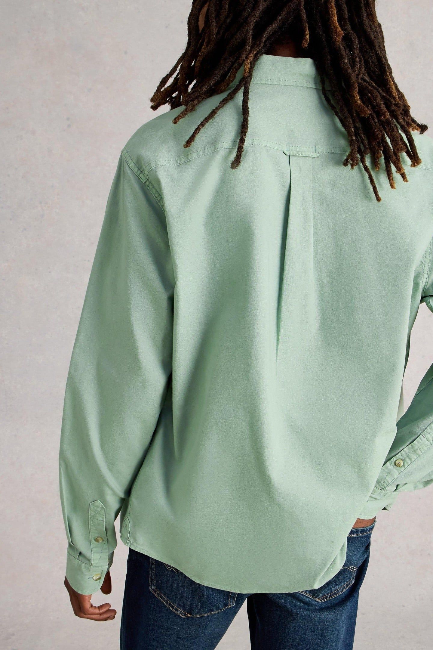 BRUTON OXFORD SHIRT LIGHT GREEN 4