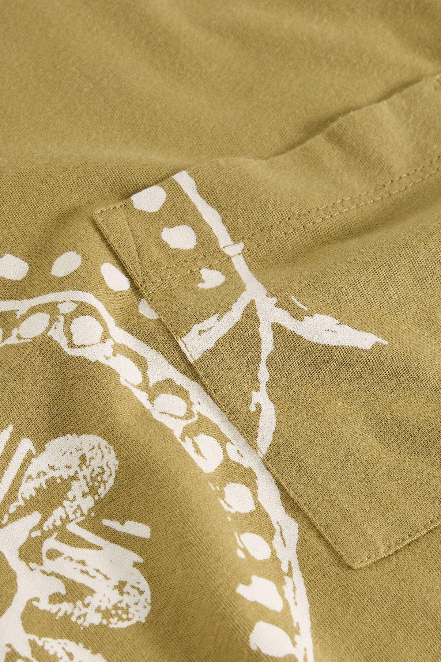 DEMI DOLMAN TOP GREEN PRINT 4