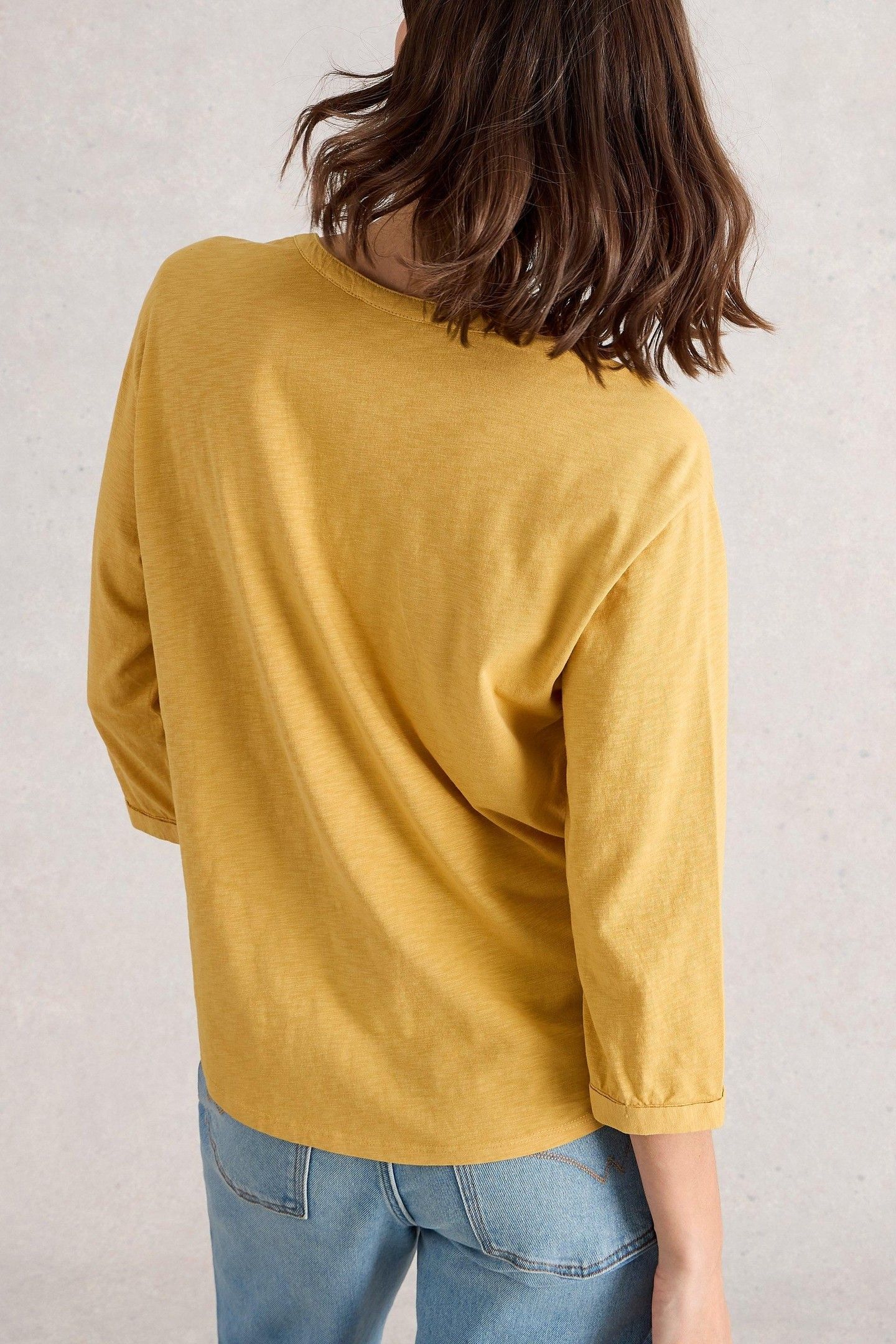 BETH 3/4 SLEEVE SHIRT MID CHARTREUSE 2