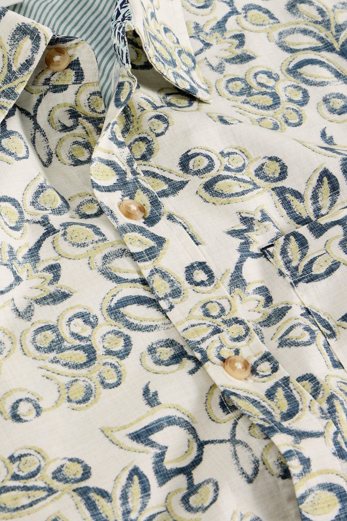 FINSBURY FLOWER PRINT SHIRT NATURAL MULTI 6