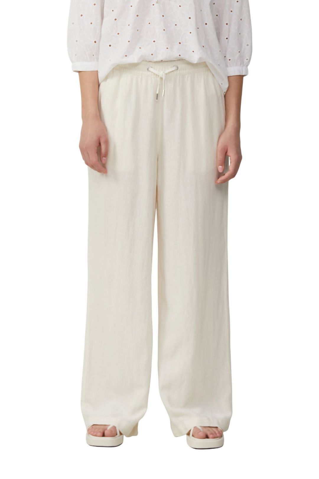 S.OLIVER-QS PANTS OFFWHITE 1