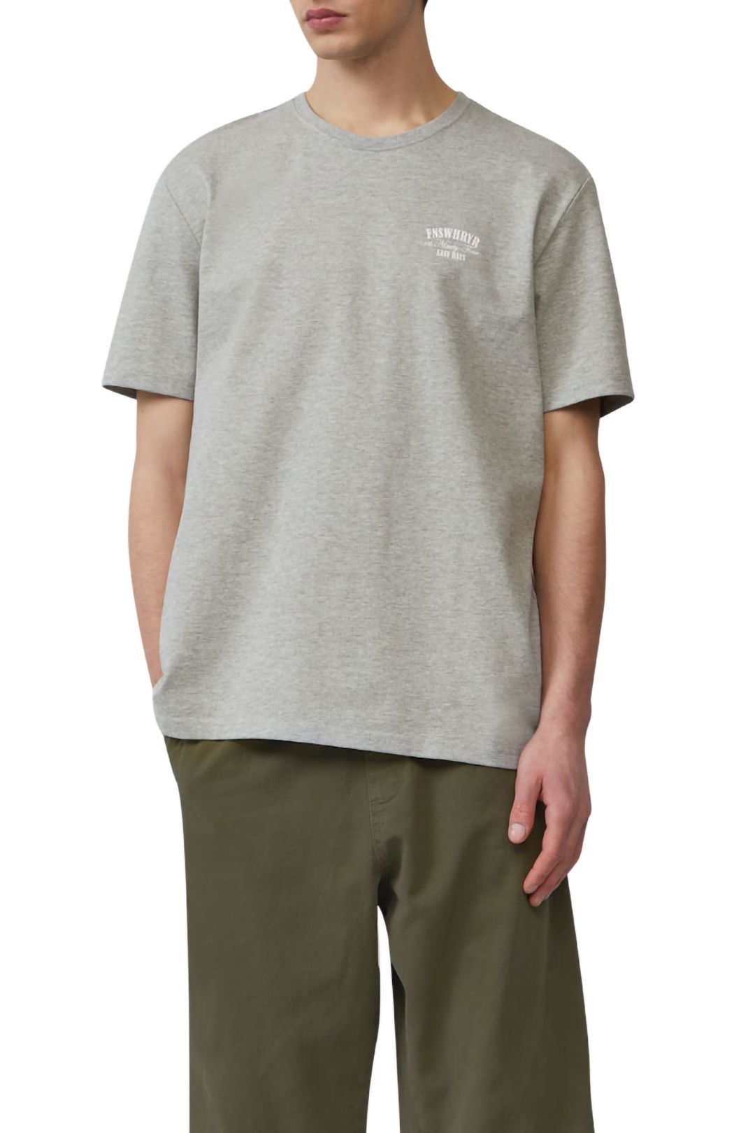 S.OLIVER-QS T-SHIRTS GREY/BLACK 1