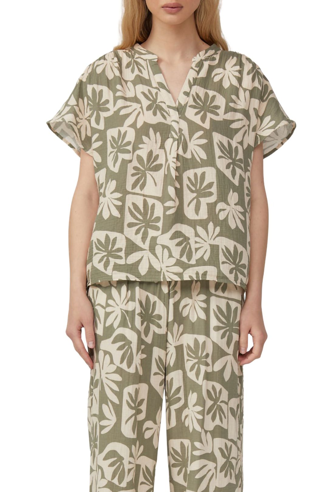 S.OLIVER-QS BLOUSES GREEN 1