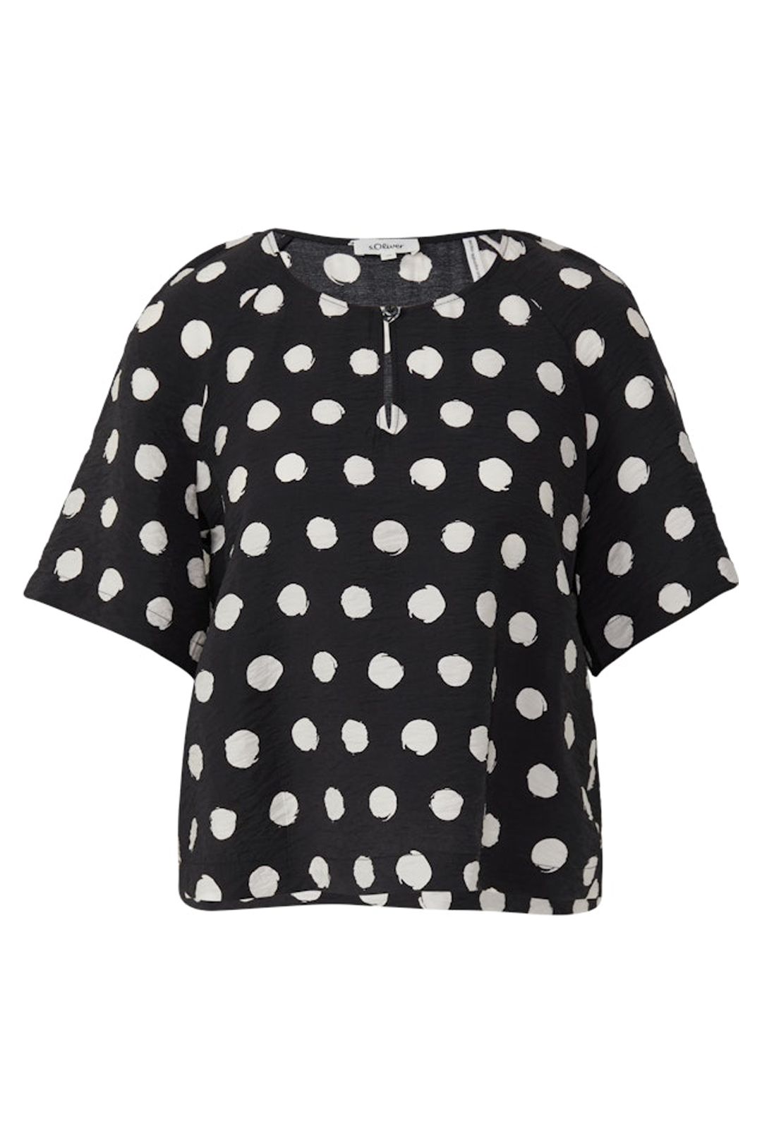S.OLIVER BLOUSES BLACK 4