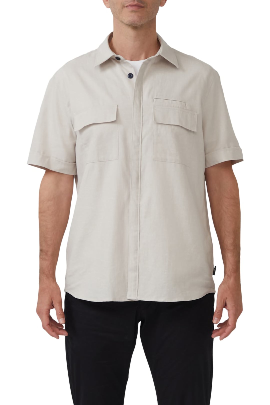 S.OLIVER SHIRTS BEIGE 1