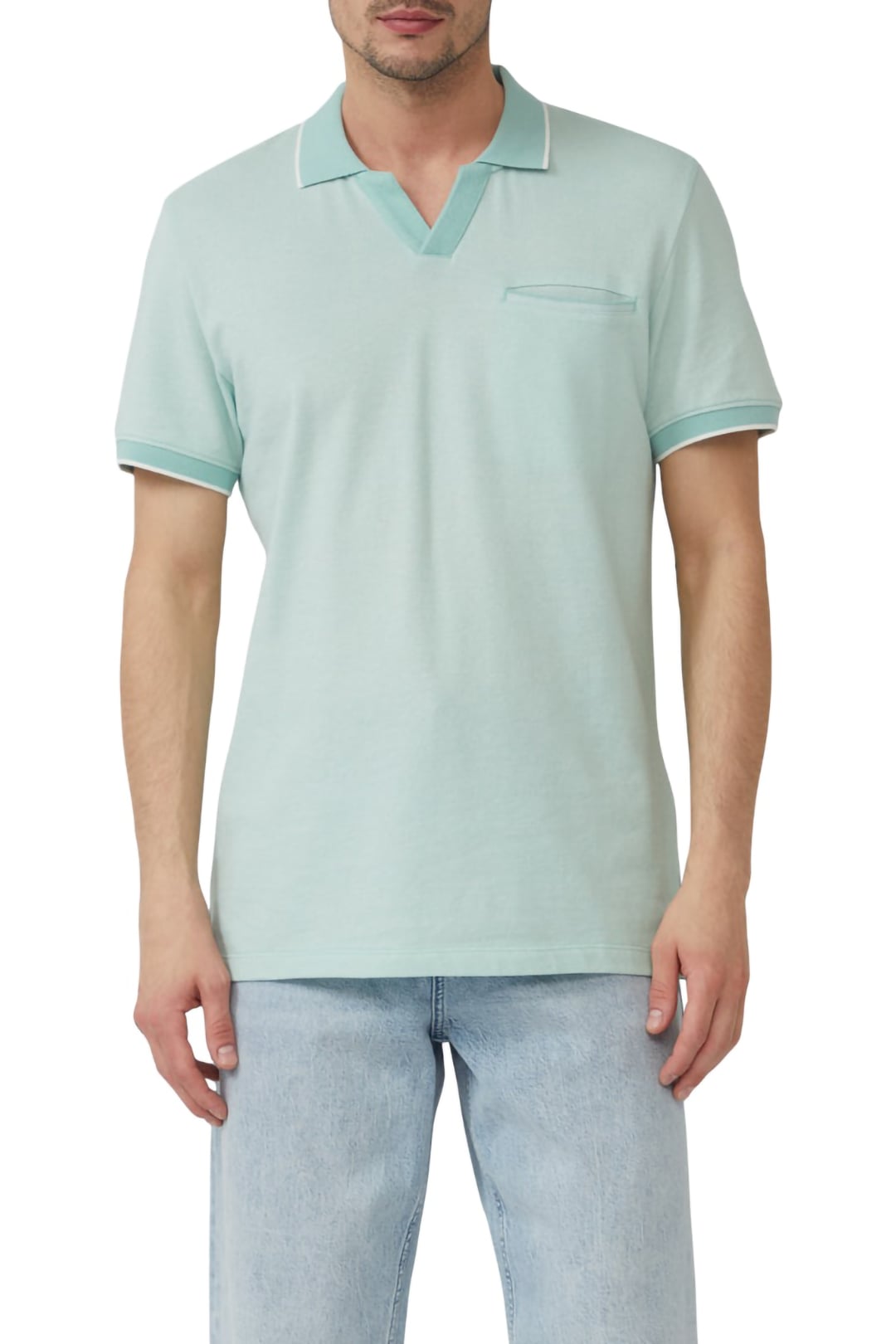 S.OLIVER POLOSHIRTS LIGHT GREEN 1