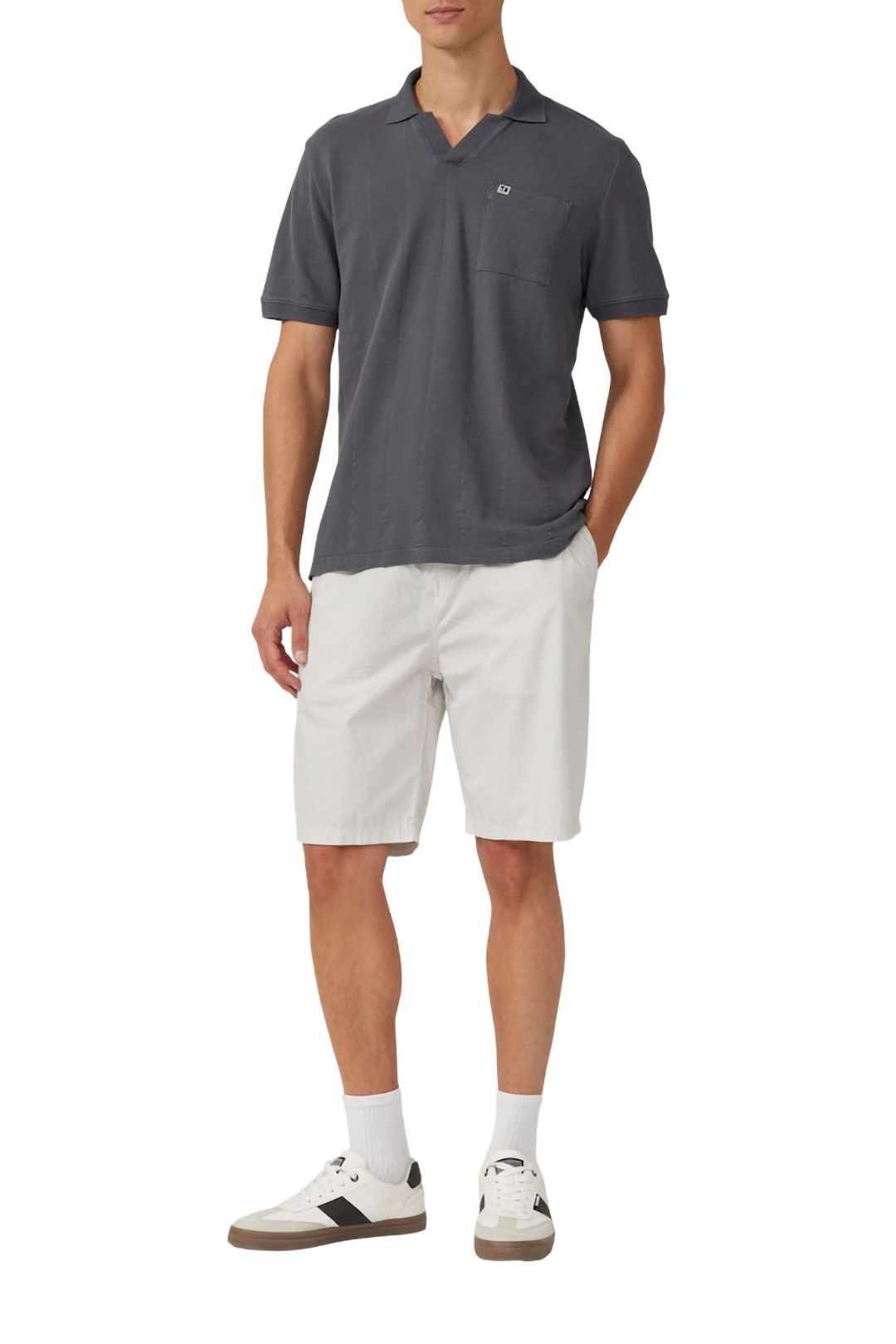 S.OLIVER POLOSHIRTS GREY/BLACK 2