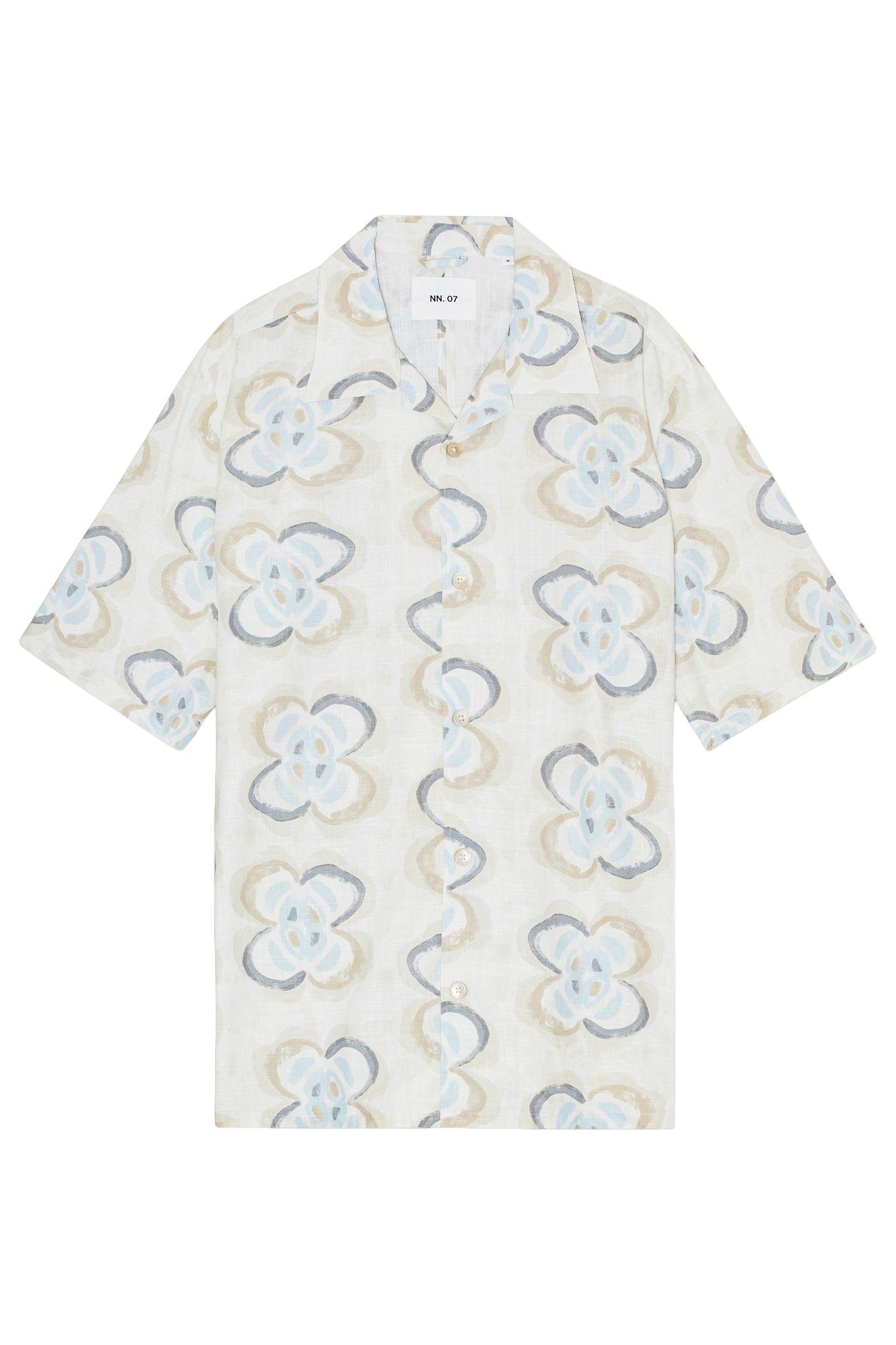OLE SS SHIRT 5210 ECRU PRINT 4