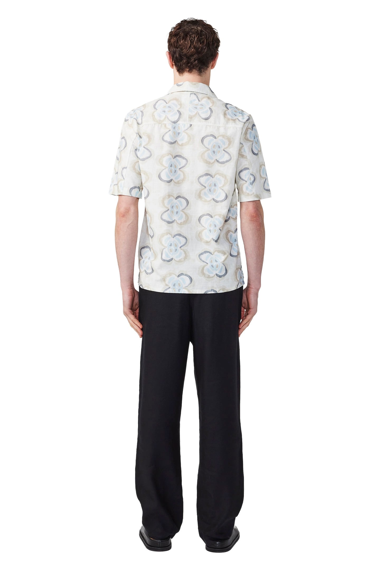 OLE SS SHIRT 5210 ECRU PRINT 3