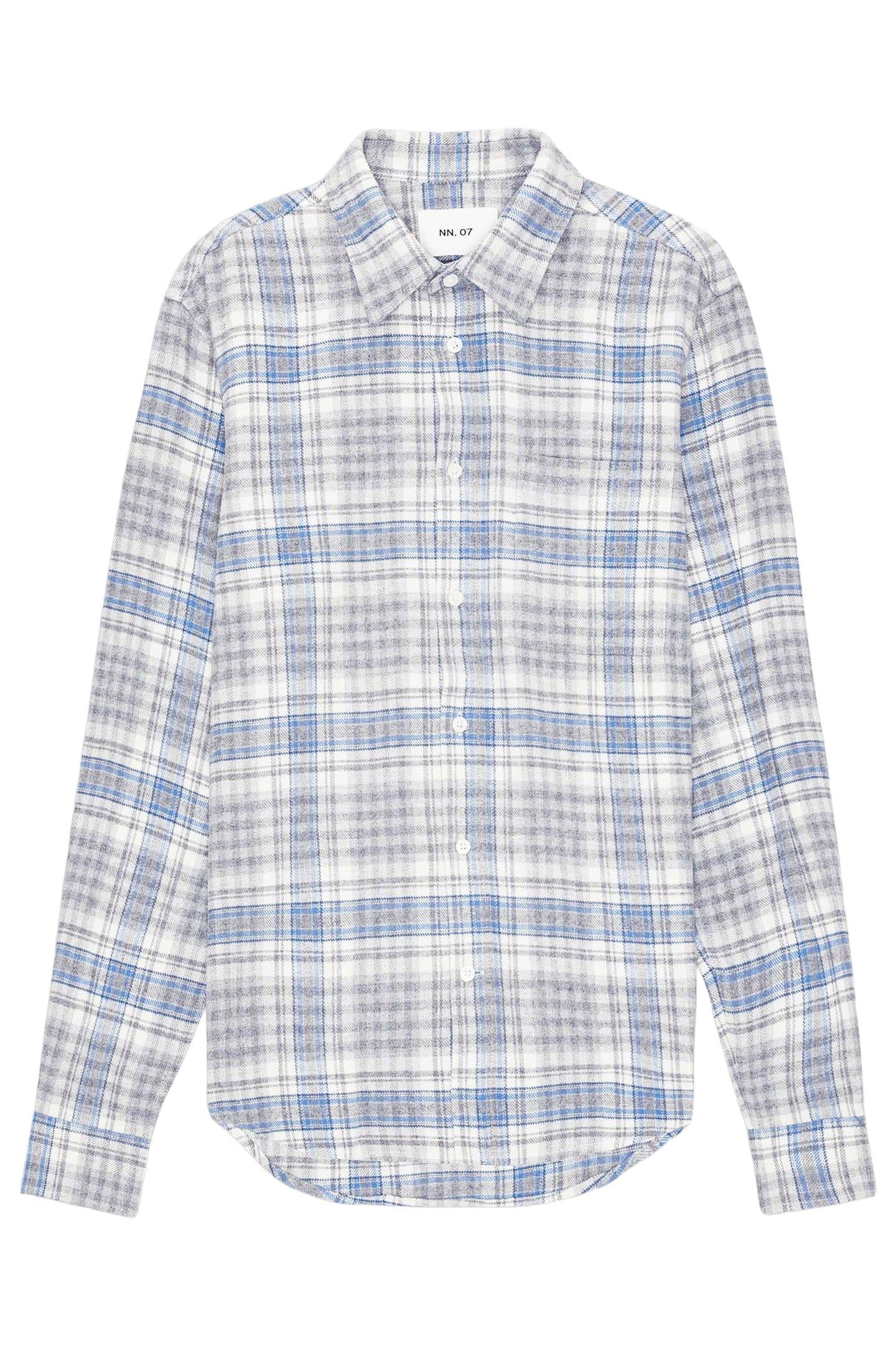 ARNE SHIRT 5166 GREY CHECK 4