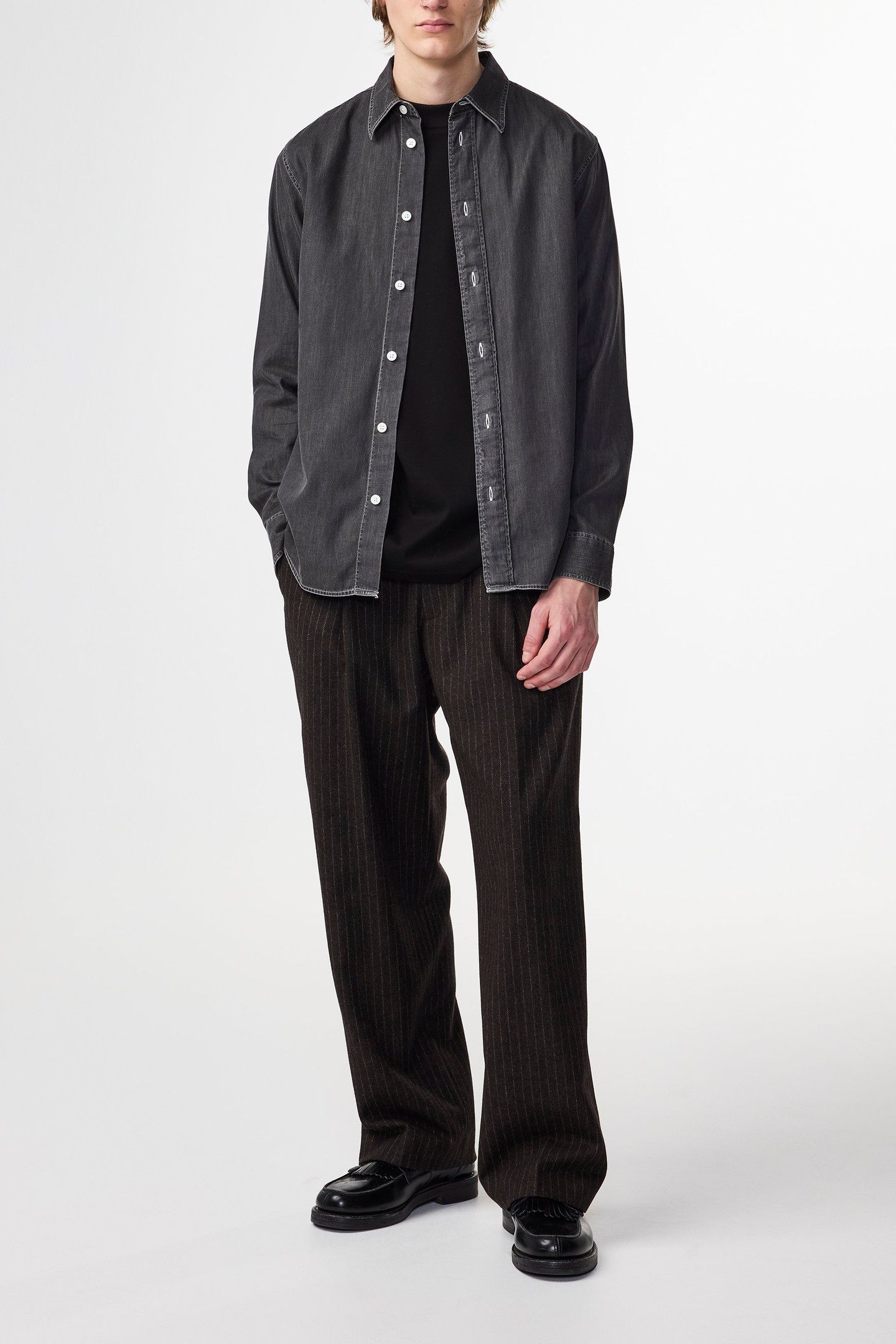 COLBY SHIRT GREY DENIM 2