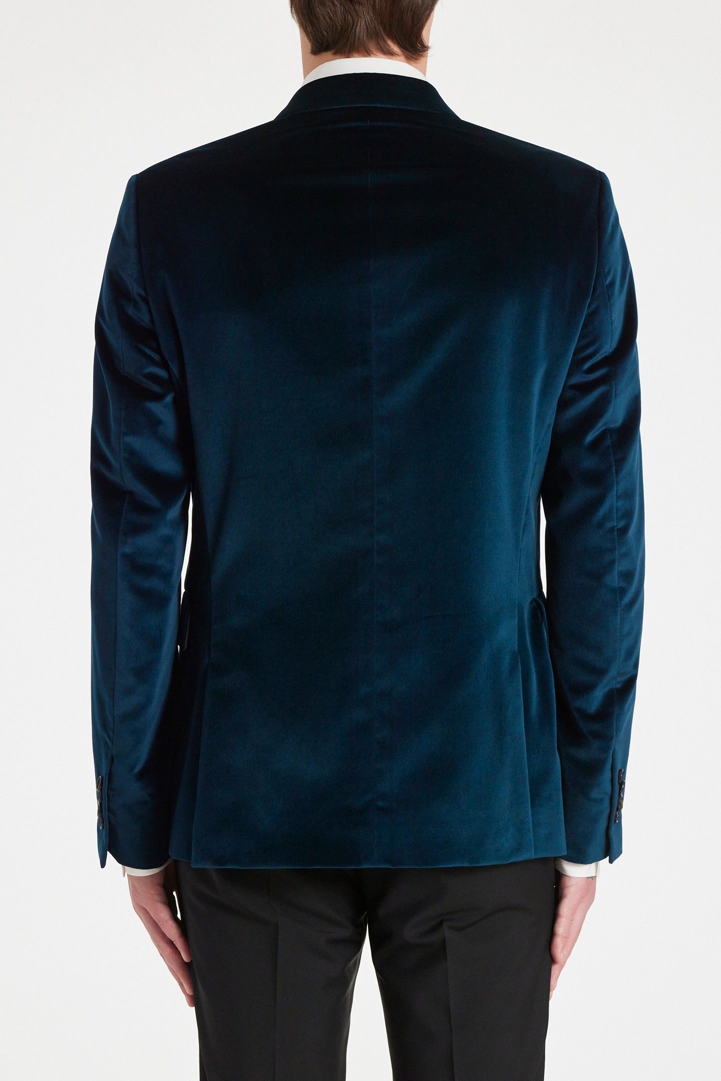 MENS SLIM FIT 2 BTN JACKET INKY BLUE 2