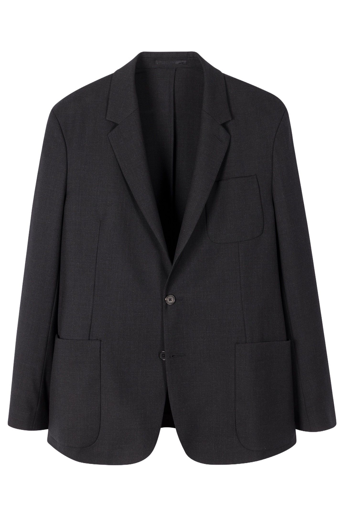MENS 2 BTN PATCH POCKET JACKET SLATE 4