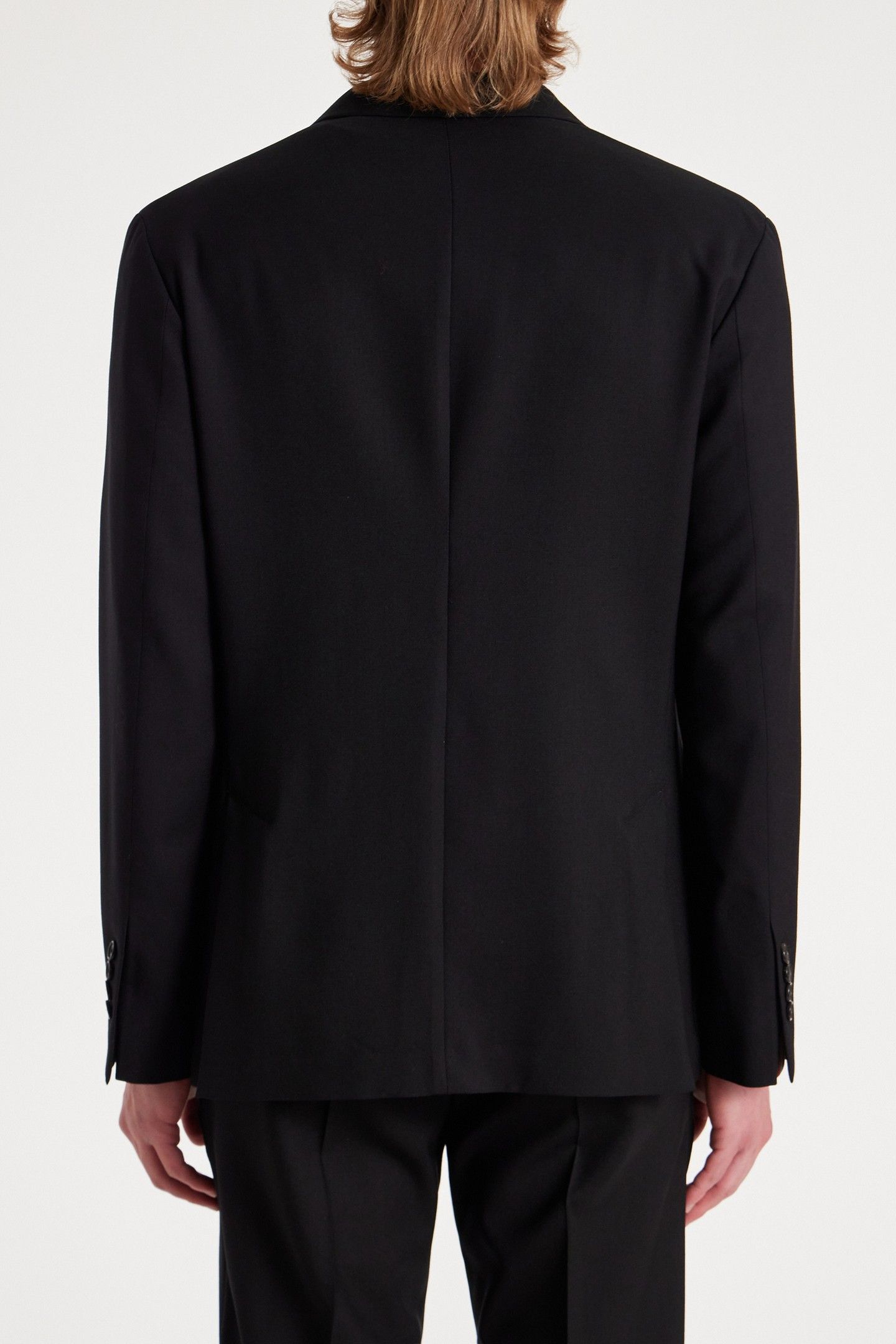 MENS 2 BTN PATCH POCKET JACKET BLACK 2