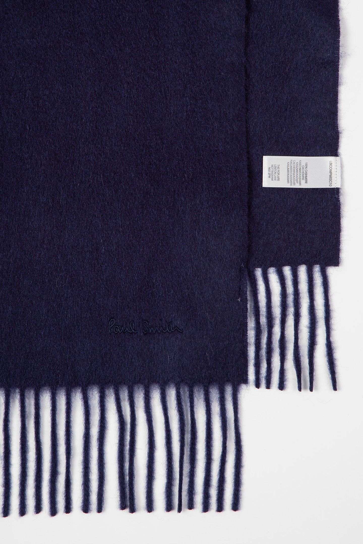 SCARF CASHMERE NAVY 6