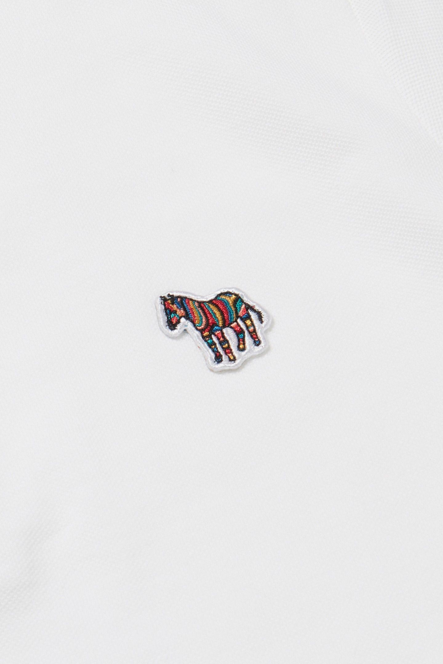 WOMENS ZEBRA POLO TOP WHITE 4
