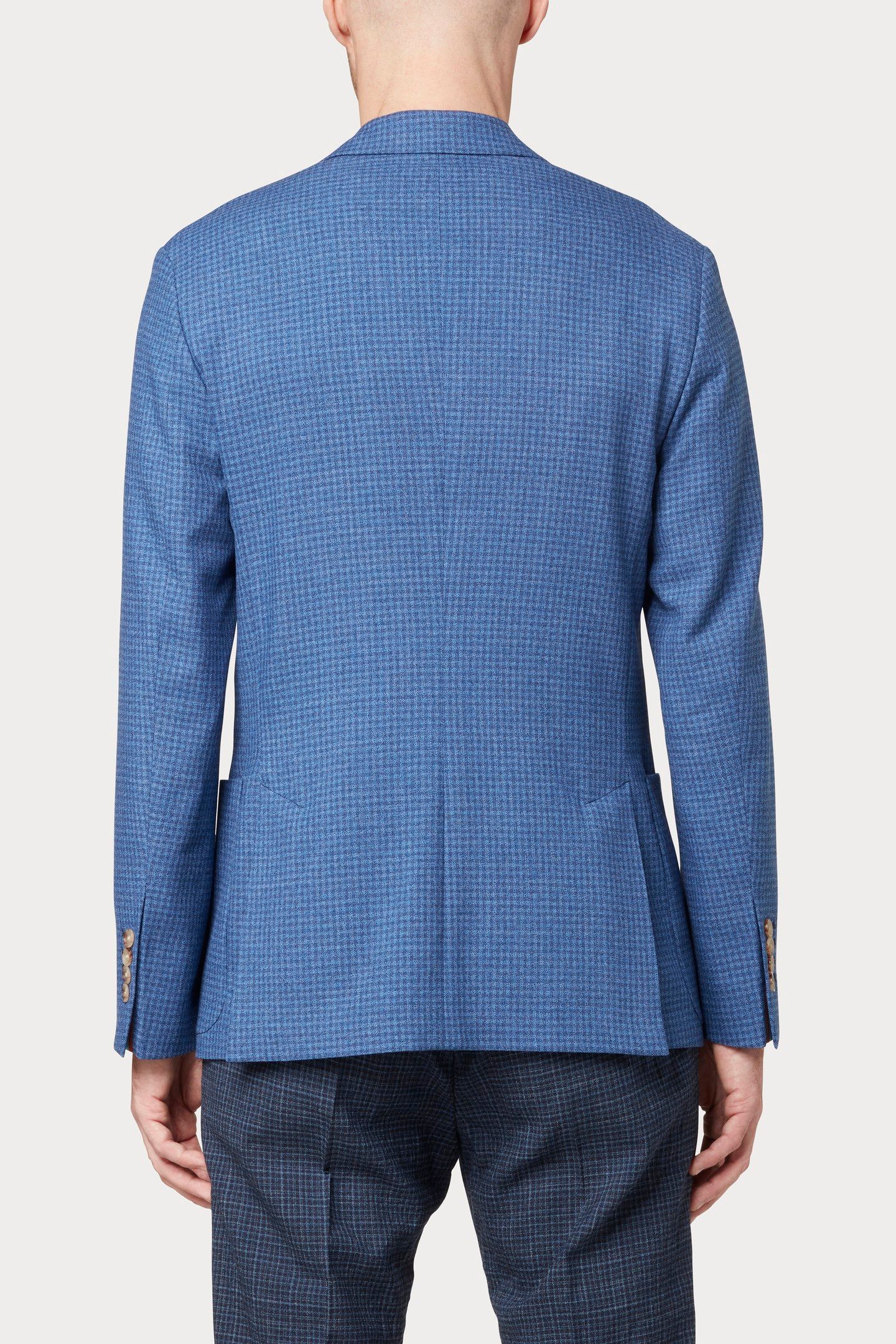 MENS 2 BTN PATCH POCKET JACKET COBALT BLUE 2
