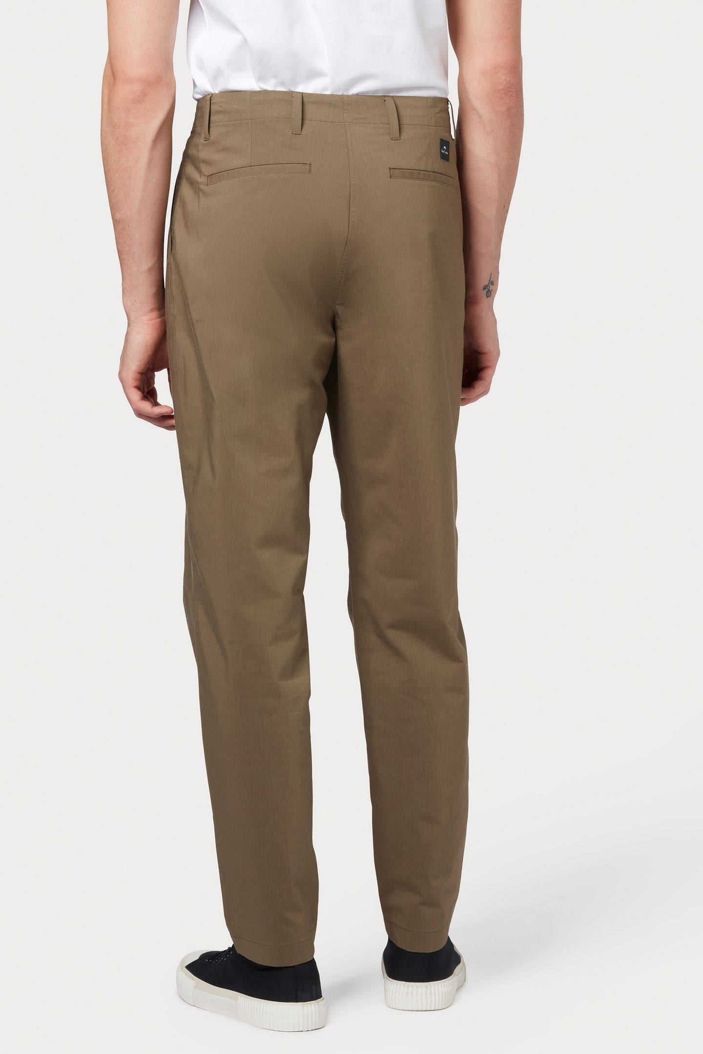 MENS TAPERED FIT TROUSER MILITARY GREEN 3